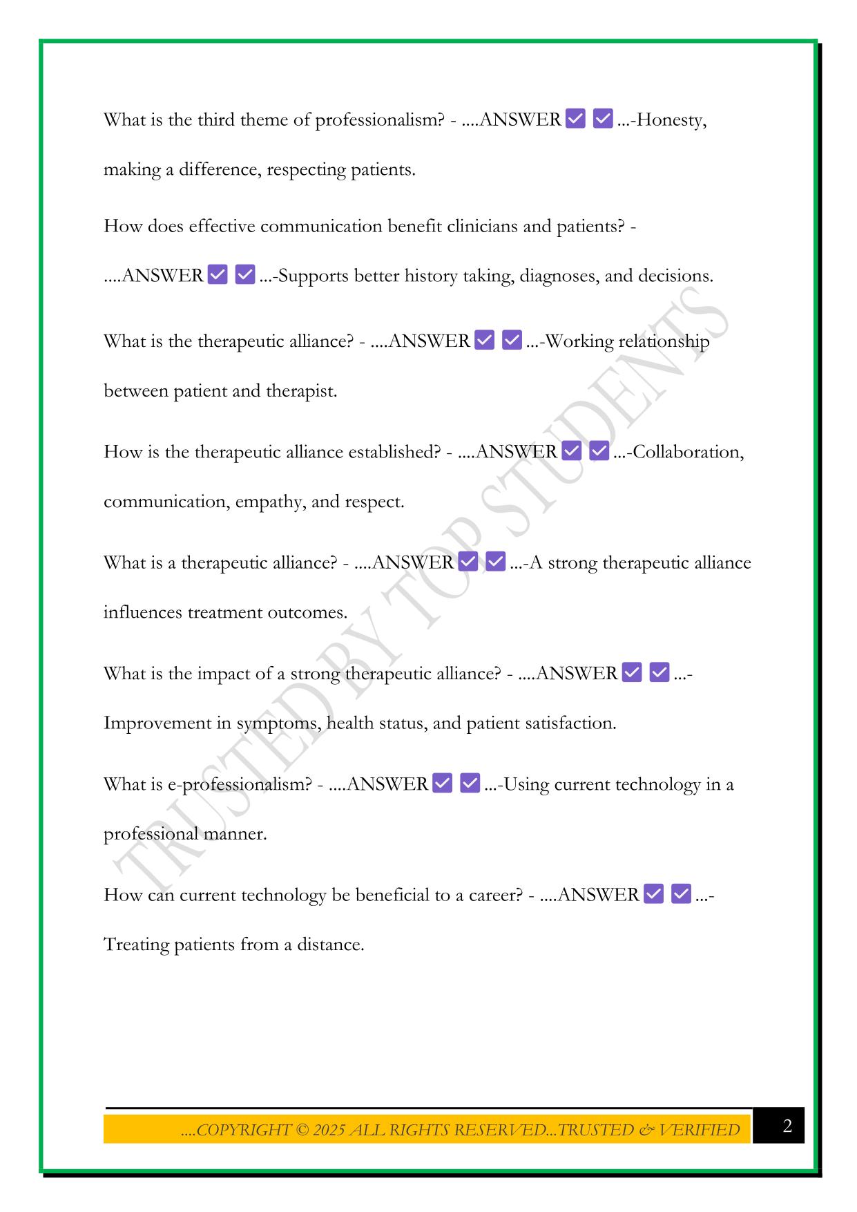 KNPE400 - 1/3 EXAM 2025 QUESTIONS AND ANSWERS