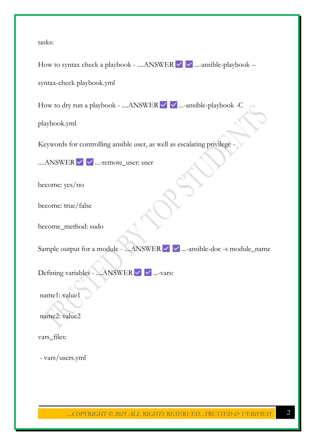 RHCE EXAM 2025 QUESTIONS AND ANSWERS