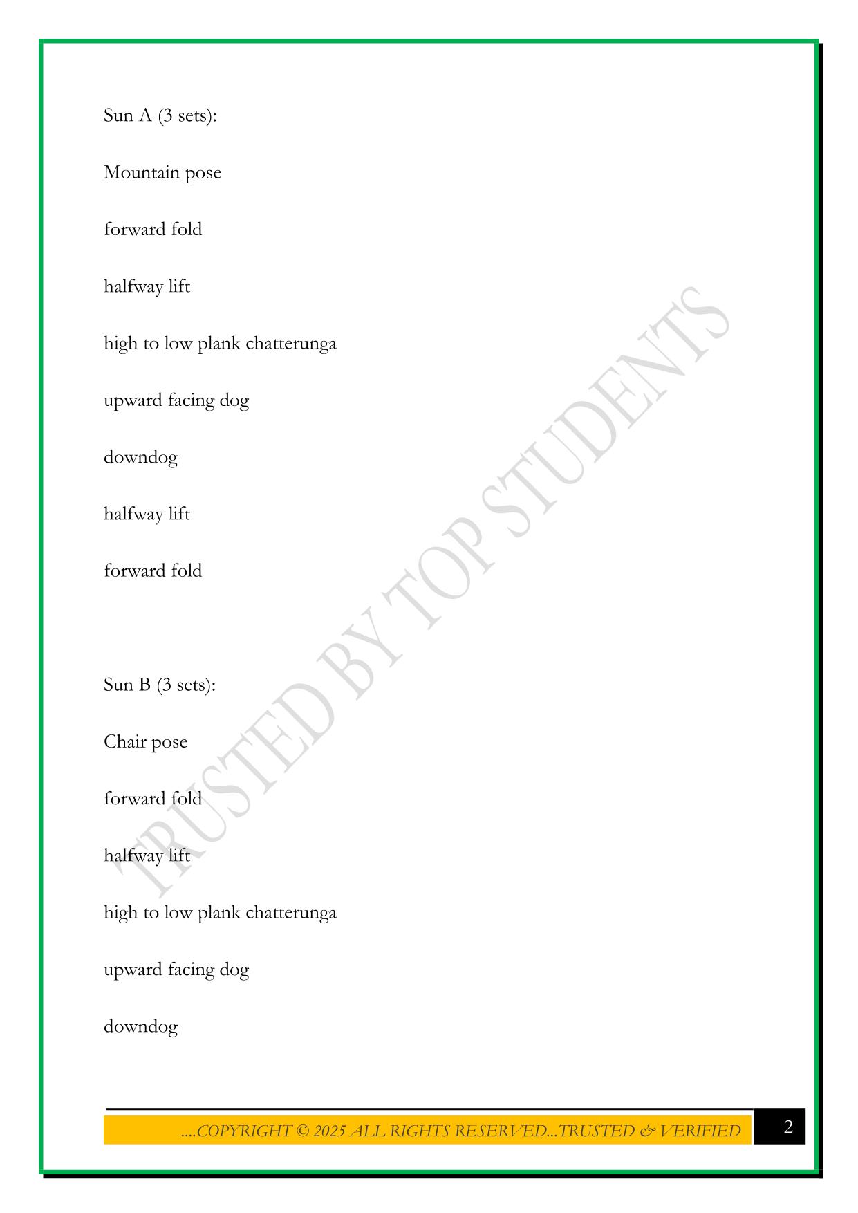 CORE POWER YOGA FINAL EXAM 2025 QUESTIONS AND ANSWERS