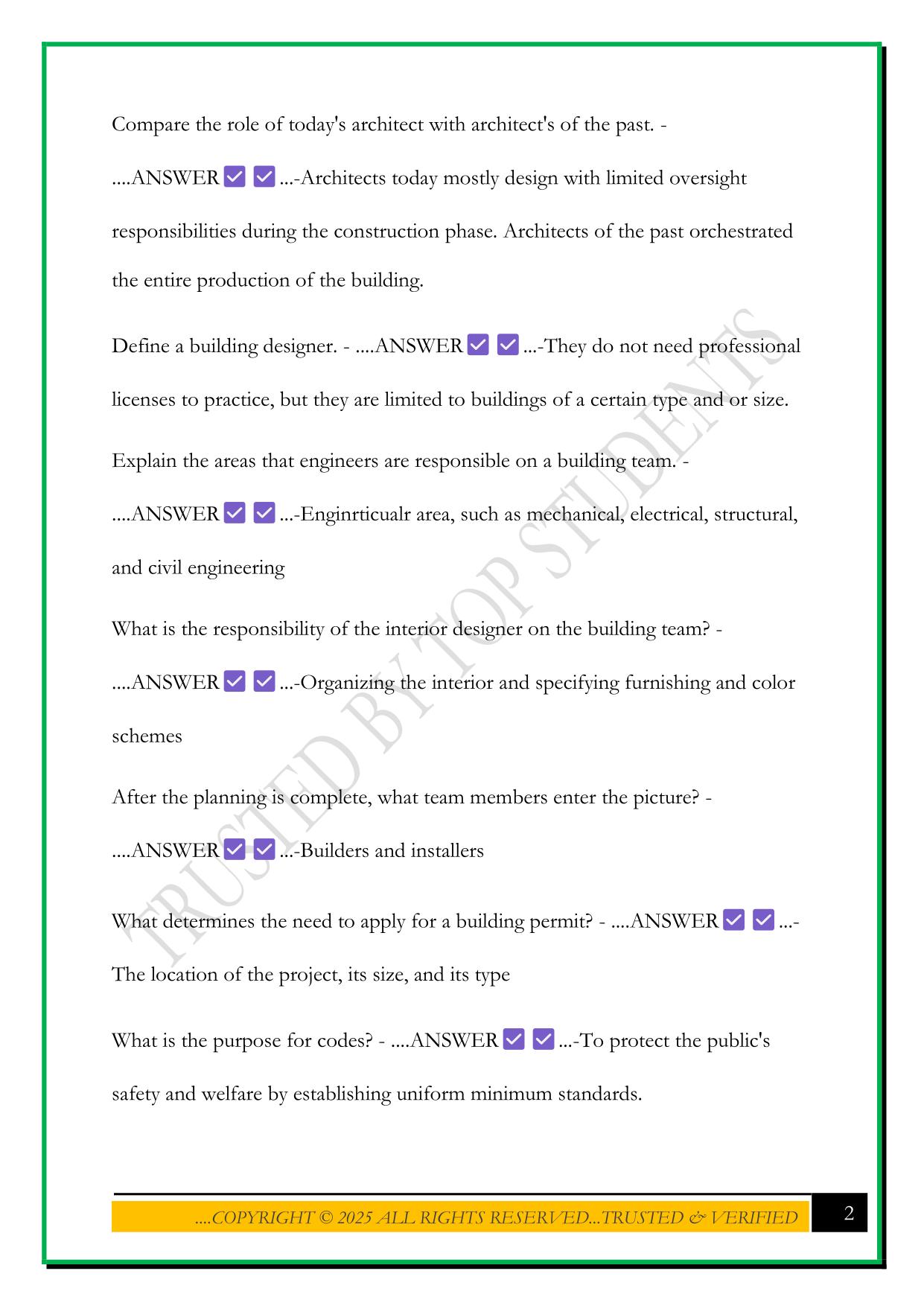 INTD-244 EXAM 2025 QUESTIONS AND ANSWERS