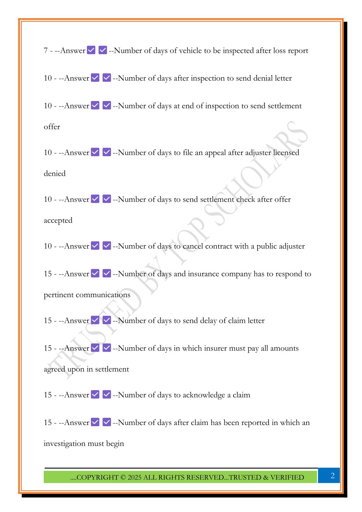 WV Licensing Exam 2025 Questions and Answers