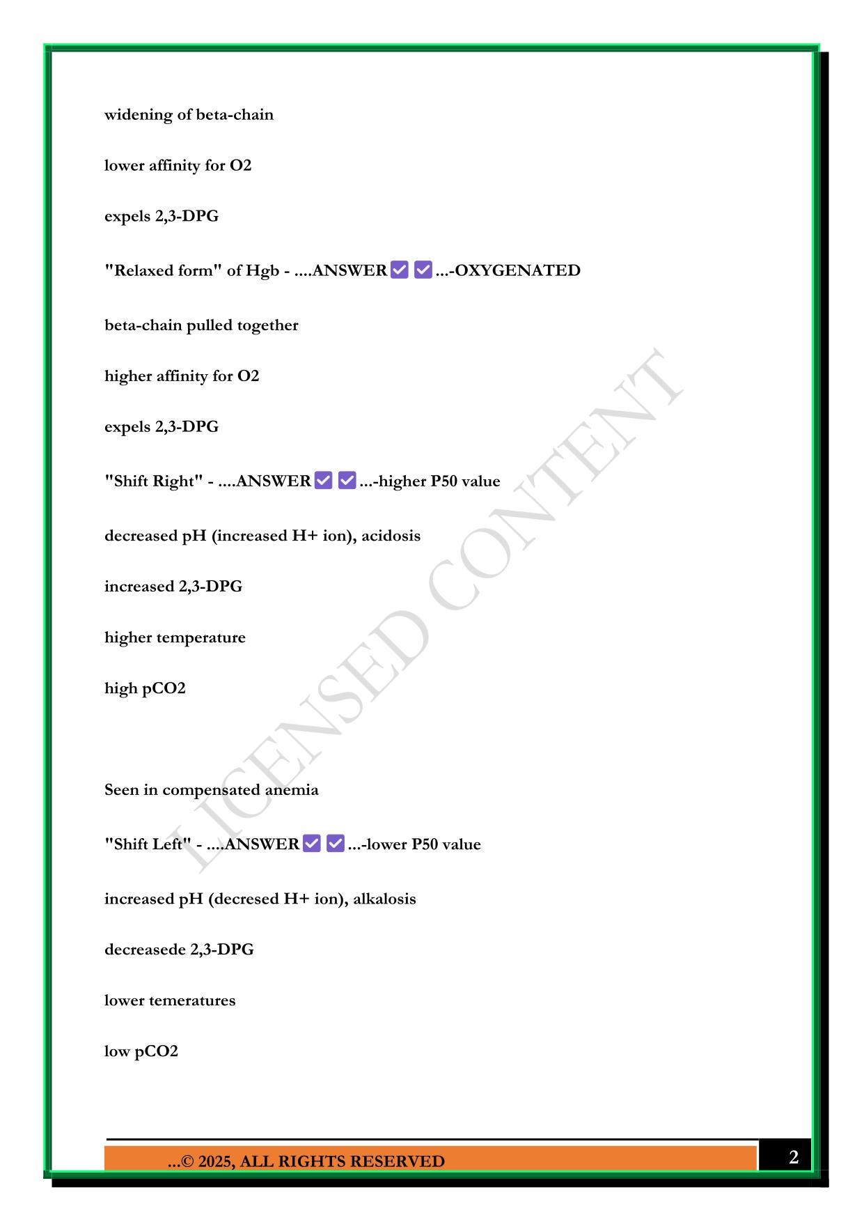 SBB REVIEW 2025 QUESTIONS AND ANSWERS