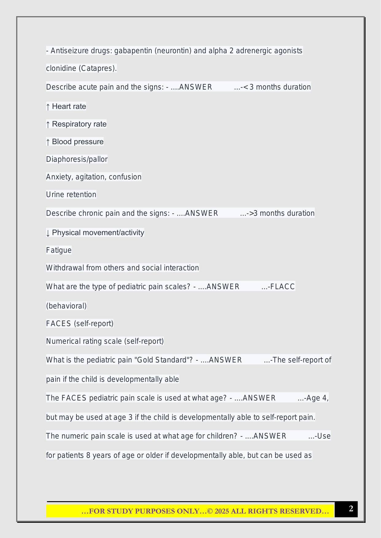 IUPUI Biophysical Processes Exam 1 2025 Questions and Answers