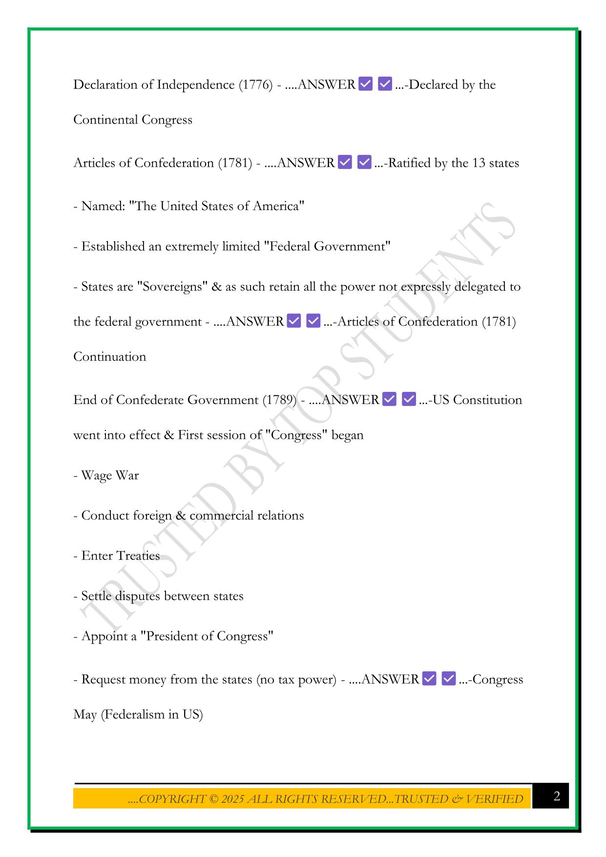 LETC CONSTITUTIONAL LAW (2025) EXAM QUESTIONS AND ANSWERS