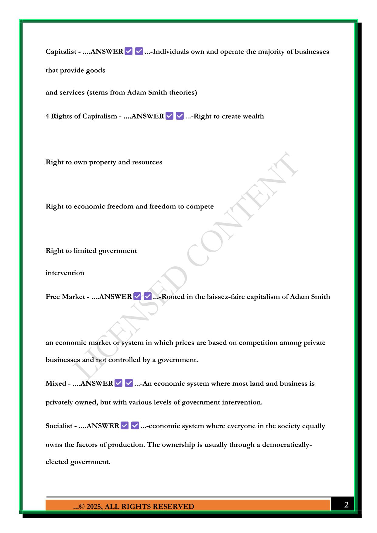 IUPUI X105 FINAL EXAM: 1-5 2025 QUESTIONS AND ANSWERS