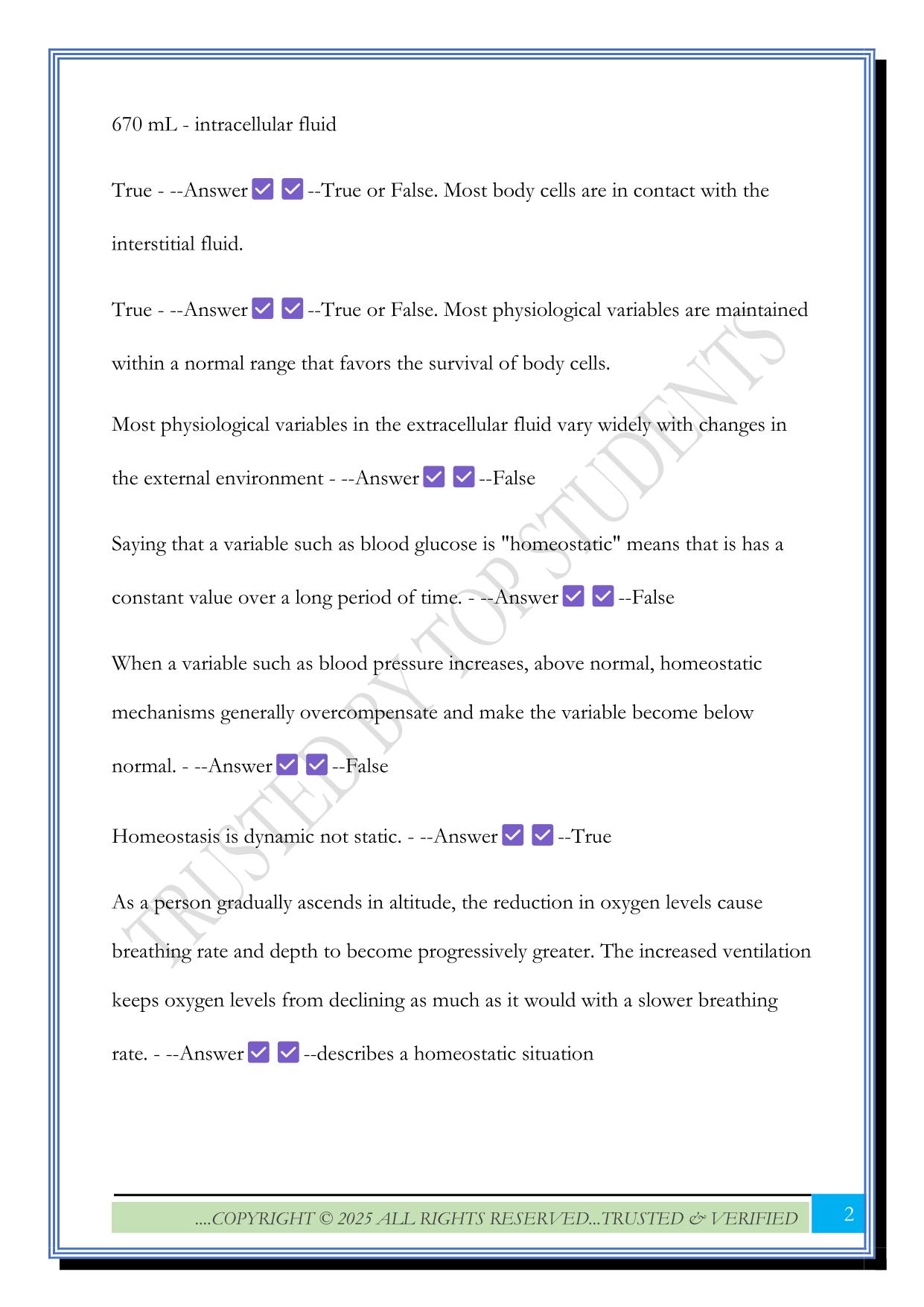 APHY 201 Exam 1 Study Guide 2025 Questions and Answers
