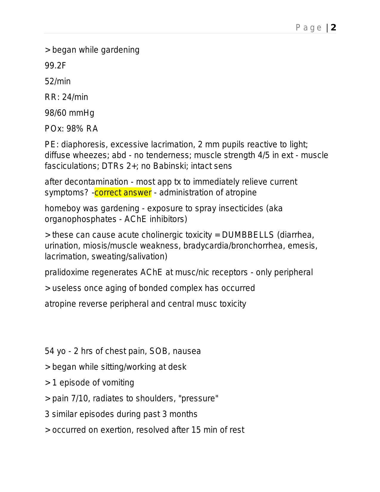 EMERGENCY MED NBME FORM 1 2025 QUESTIONS AND ANSWERS.