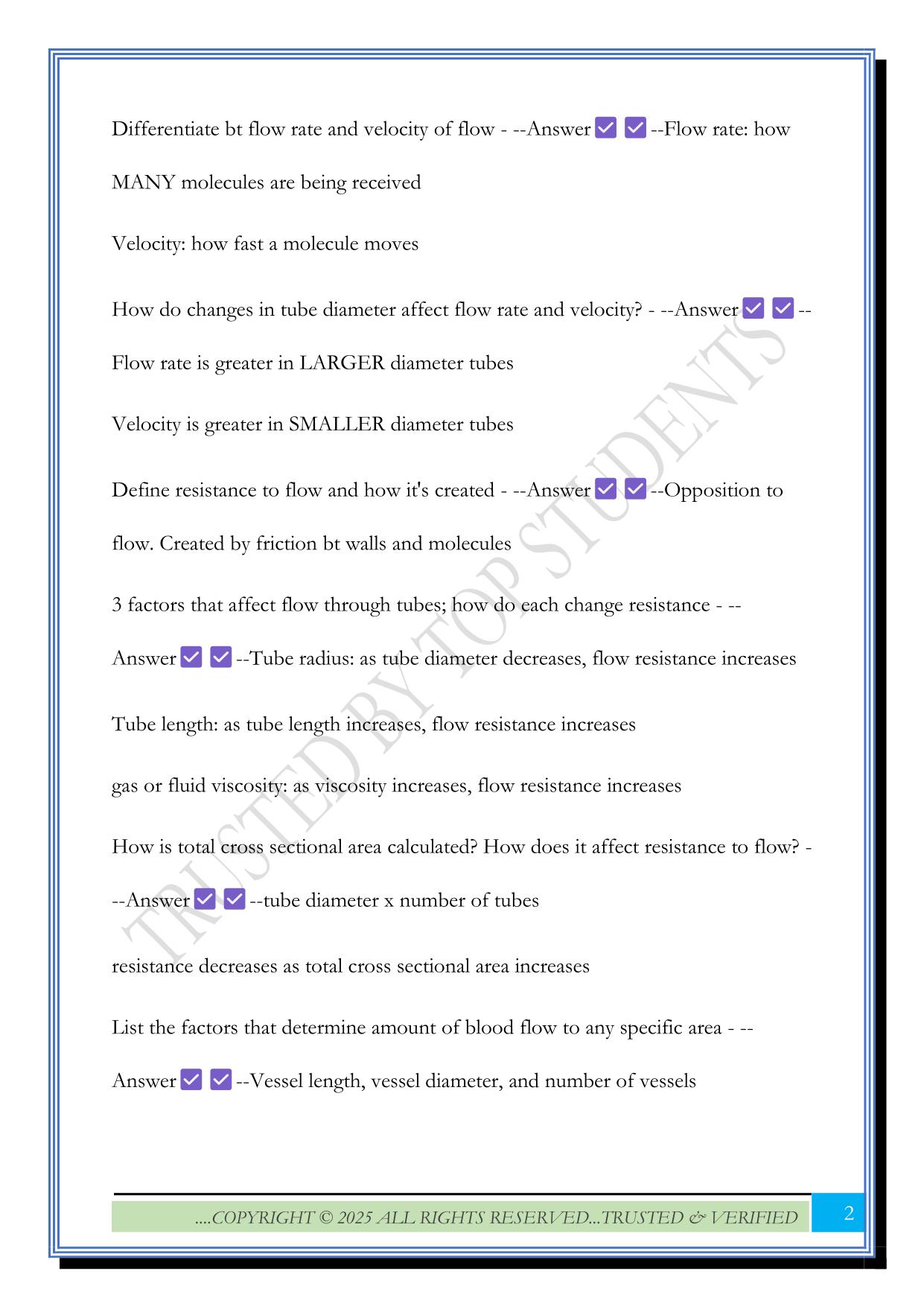 APHY 201 - Exam 5 2025 Questions and Answers