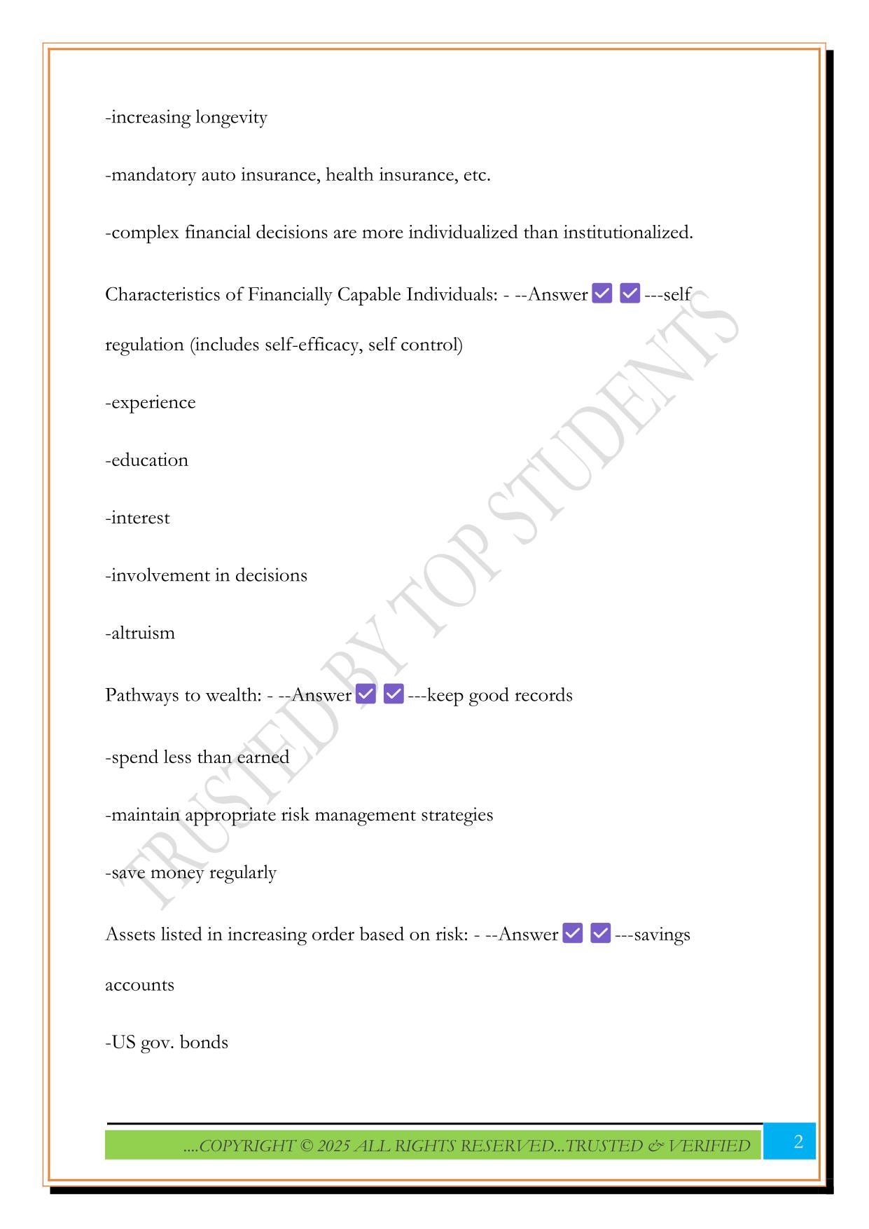 FHCE 3200 Module 1 2025 Questions and Answers