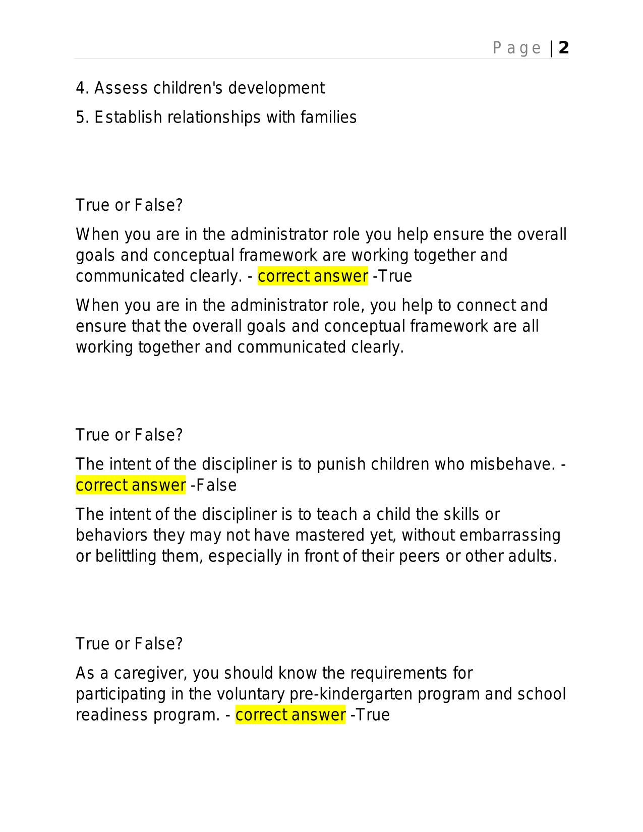 FL DCF CHILD CARE UNDERSTANDING DEVELOPMENTALLY APPROPRIATE PRACTICES (UDAP) 2025 BRAND NEW ACTUAL EXAM WITH ANSWERS.
