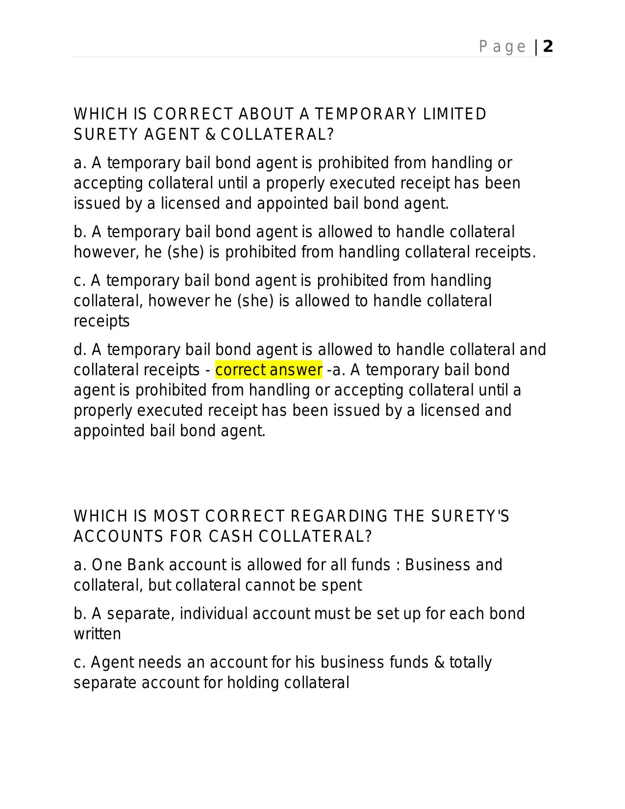 ALL FLORIDA COUNTY BAIL BONDS EXAM 2025 BRAND NEW ACTUAL EXAM WITH ANSWERS.