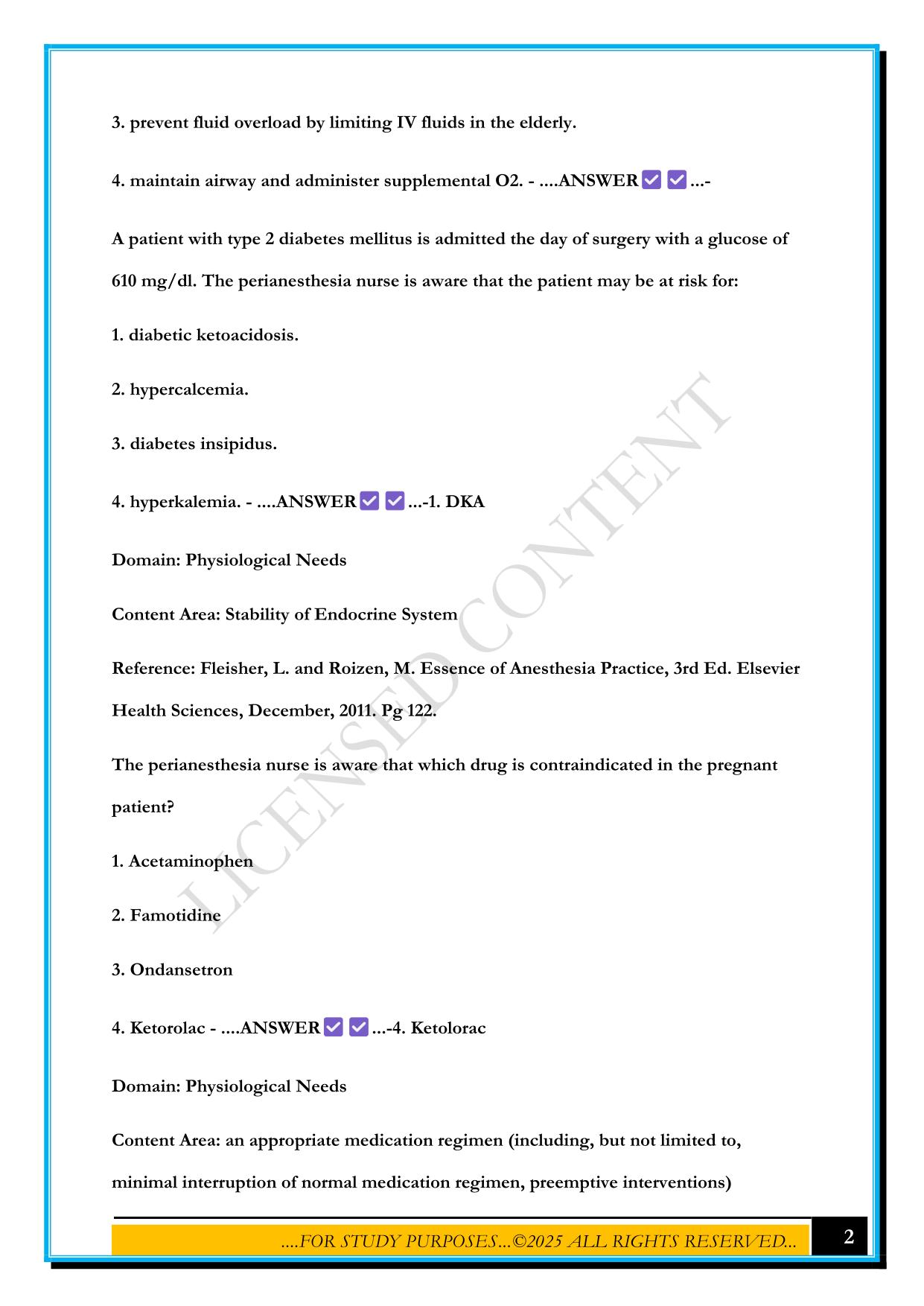 CPAN, CAPA CERT QUESTIONS 2025 WITH ANSWERS