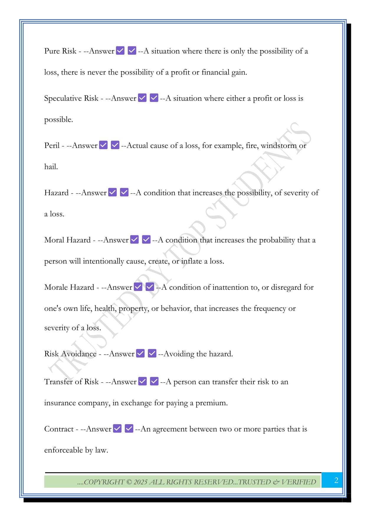 New York Adjuster Exam 2025 Questions and Answers