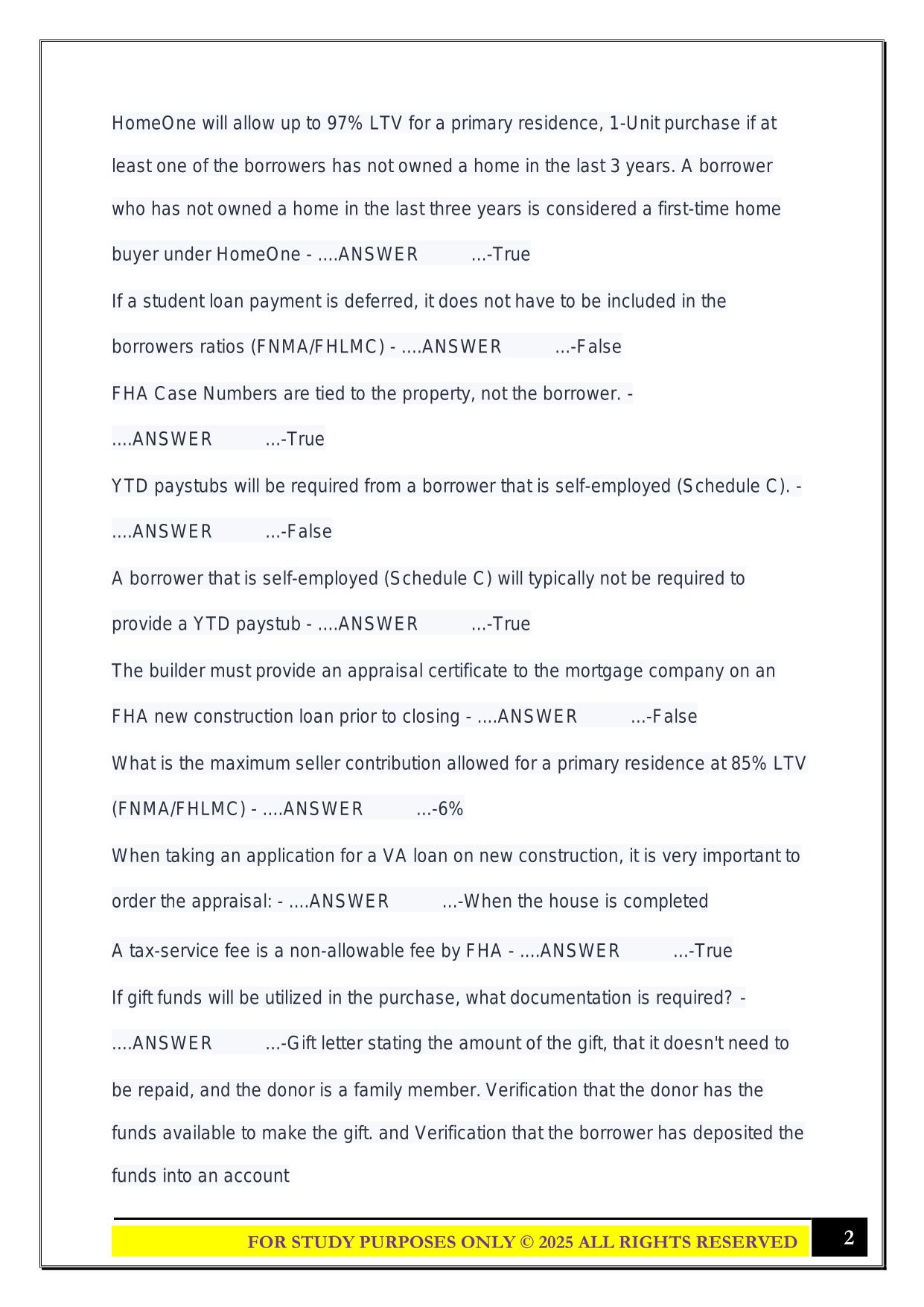 Xinnix Ground School Final Exam Study 2025 Questions and Answers
