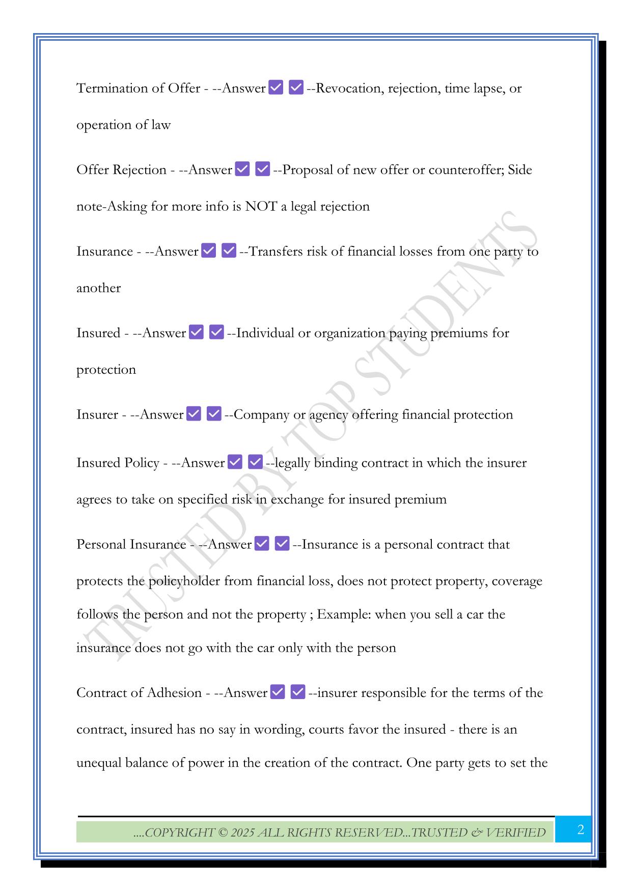 NY Adjuster Practice Exam 2025 Questions and Answers