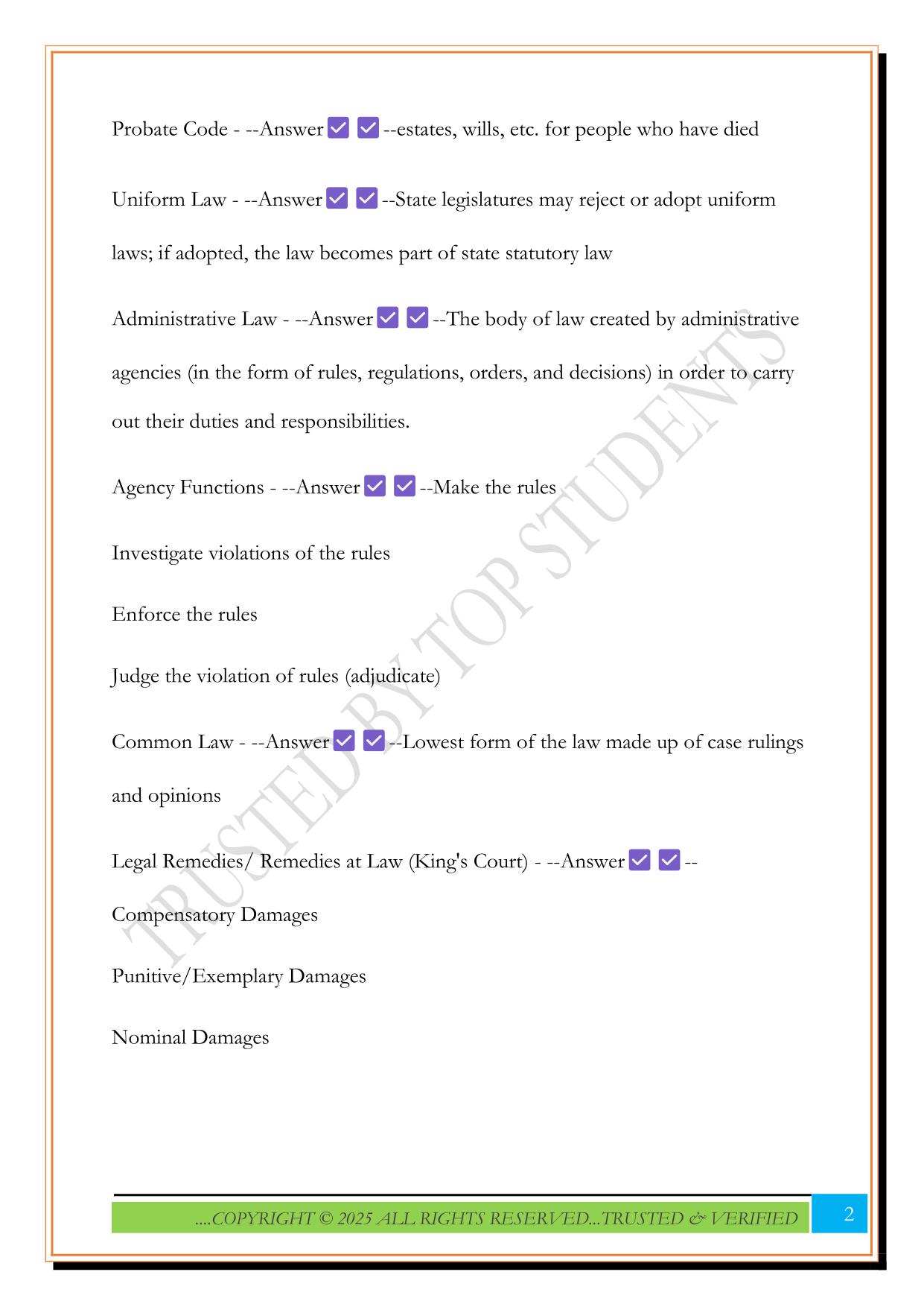 MGMT 311-Chapter 1 Review 2025 Questions and Answers