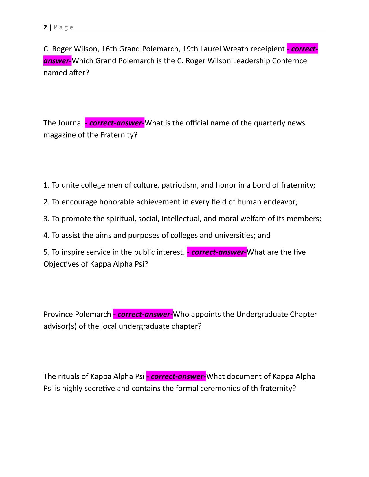 KAPPA ALPHA PSI EXAM 2025 | ACTUAL QUESTIONS WITH VERIFIED ANSWERS
