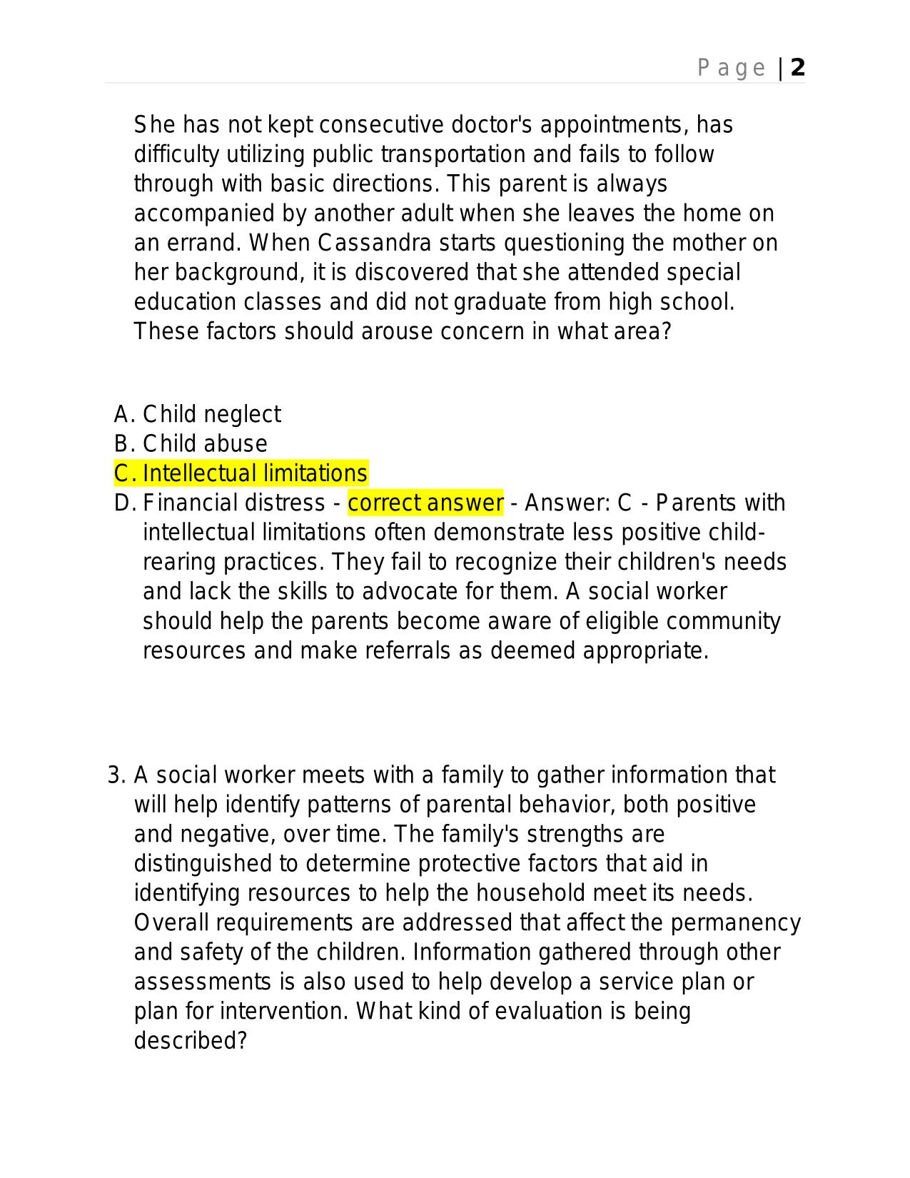 ASWB SOCIAL WORK PRACTICE QUESTIONS 2025 QUESTIONS AND ANSWERS.