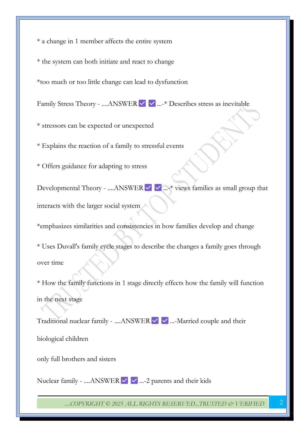 ATI Children Chapter 1 family-centered nursing care Exam 2025 Questions and Answers