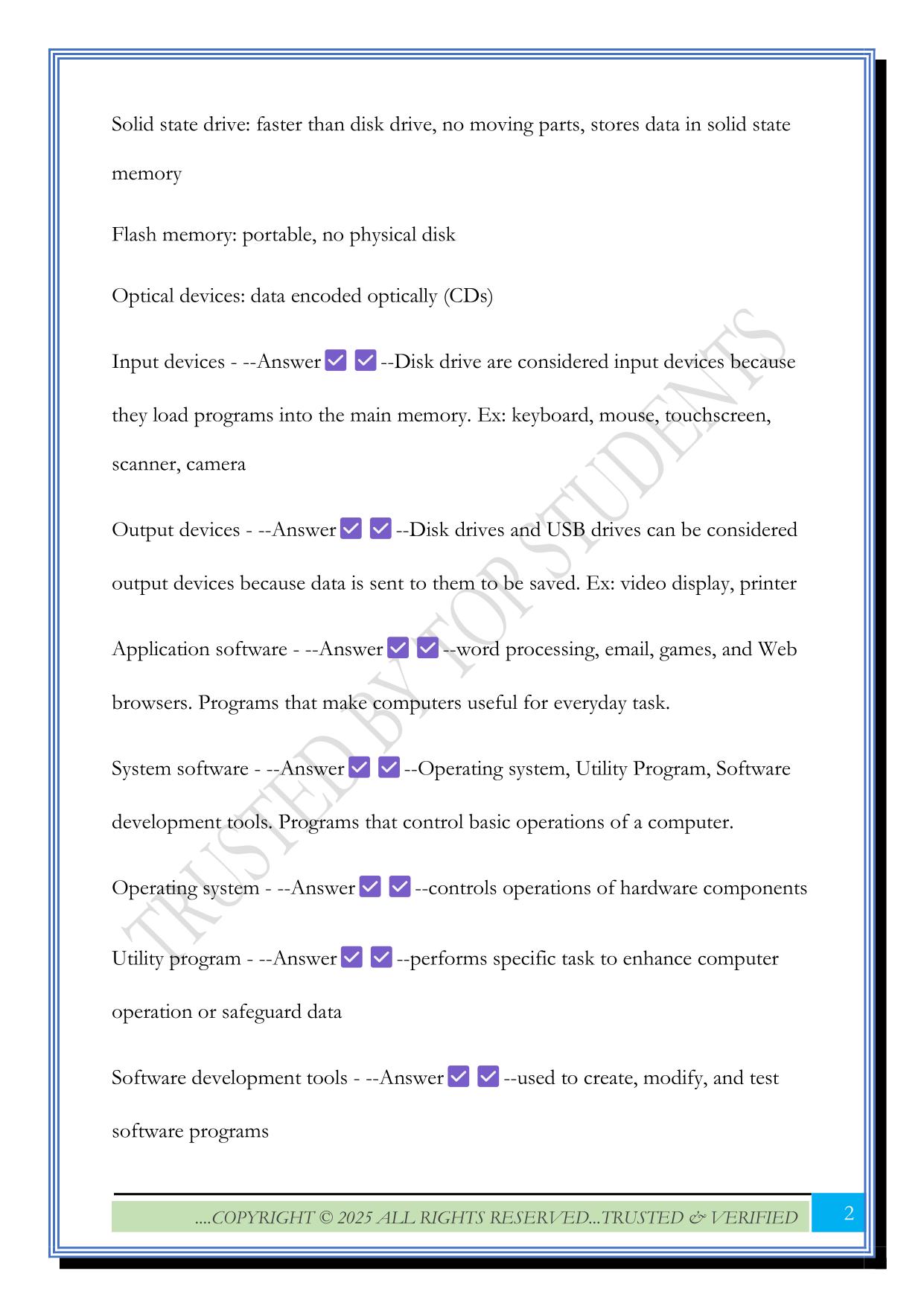INSY 3300 Test 1 Review 2025 Questions and Answers