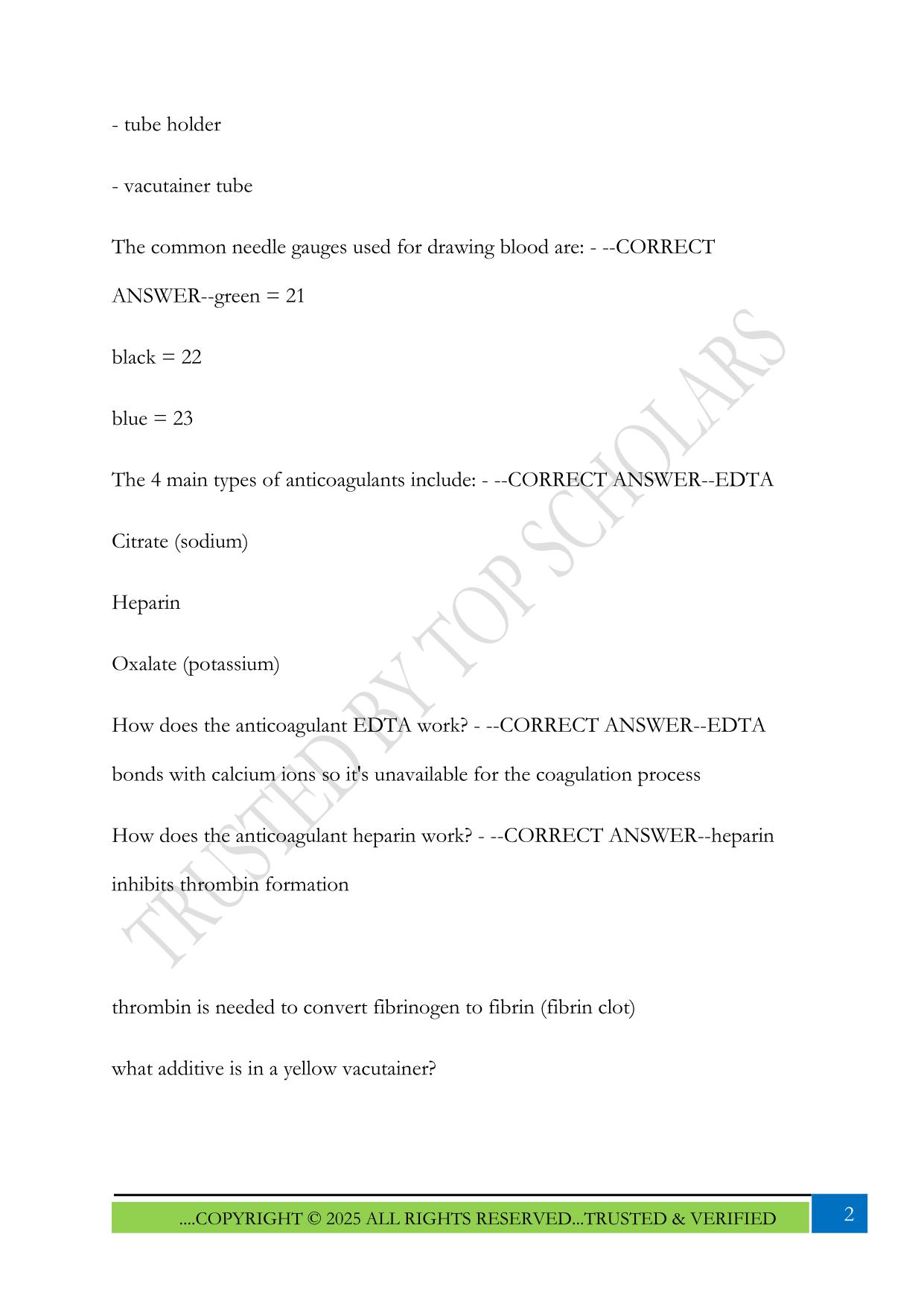 MLPAO exam review 2025 Questions and Answers