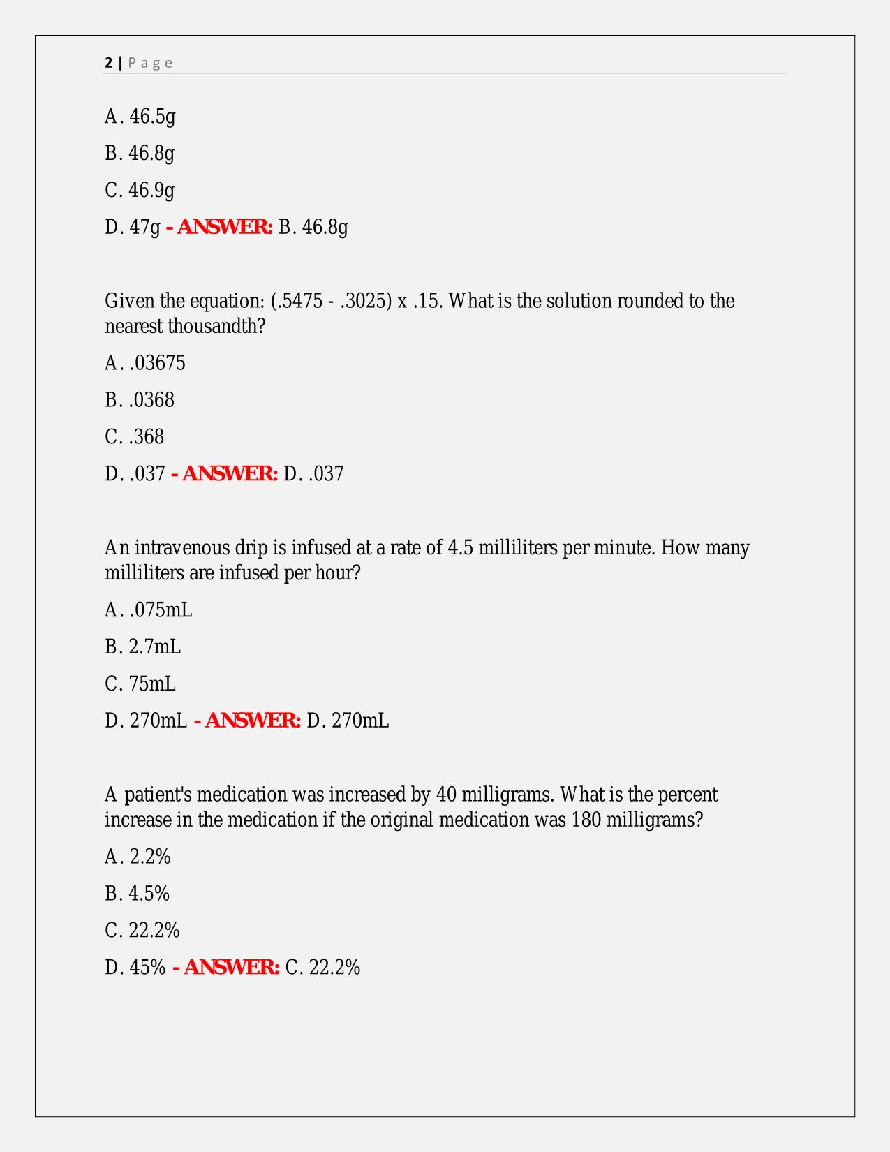 WGU C784 APPLIED HEALTHCARE STATISTICS PRE- ASSESSMENT EXAM || ACCURATE AND FREQUENTLY TESTED QUESTIONS AND 100% CORRECT ANSWERS WITH RATIONALES|| LATEST AND COMPLETE UPDATE WITH EXPERT VERIFIED SOLUTIONS|| SURE PASS!!