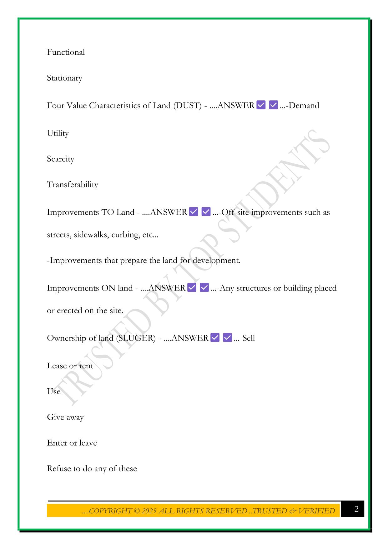 IAAO 201 EXAM 2025 QUESTIONS AND ANSWERS