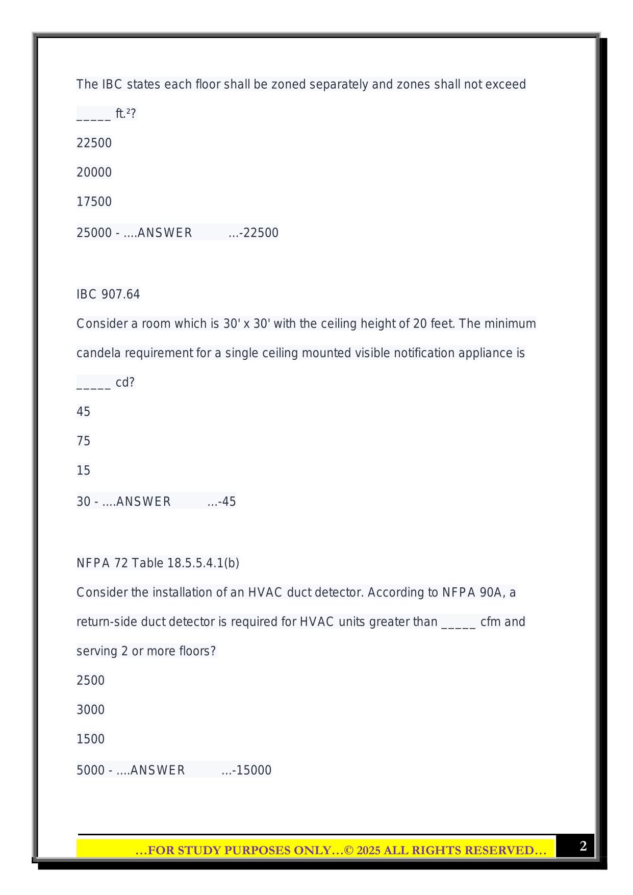 Nicet II Practice Exam 2025 Questions and Answers