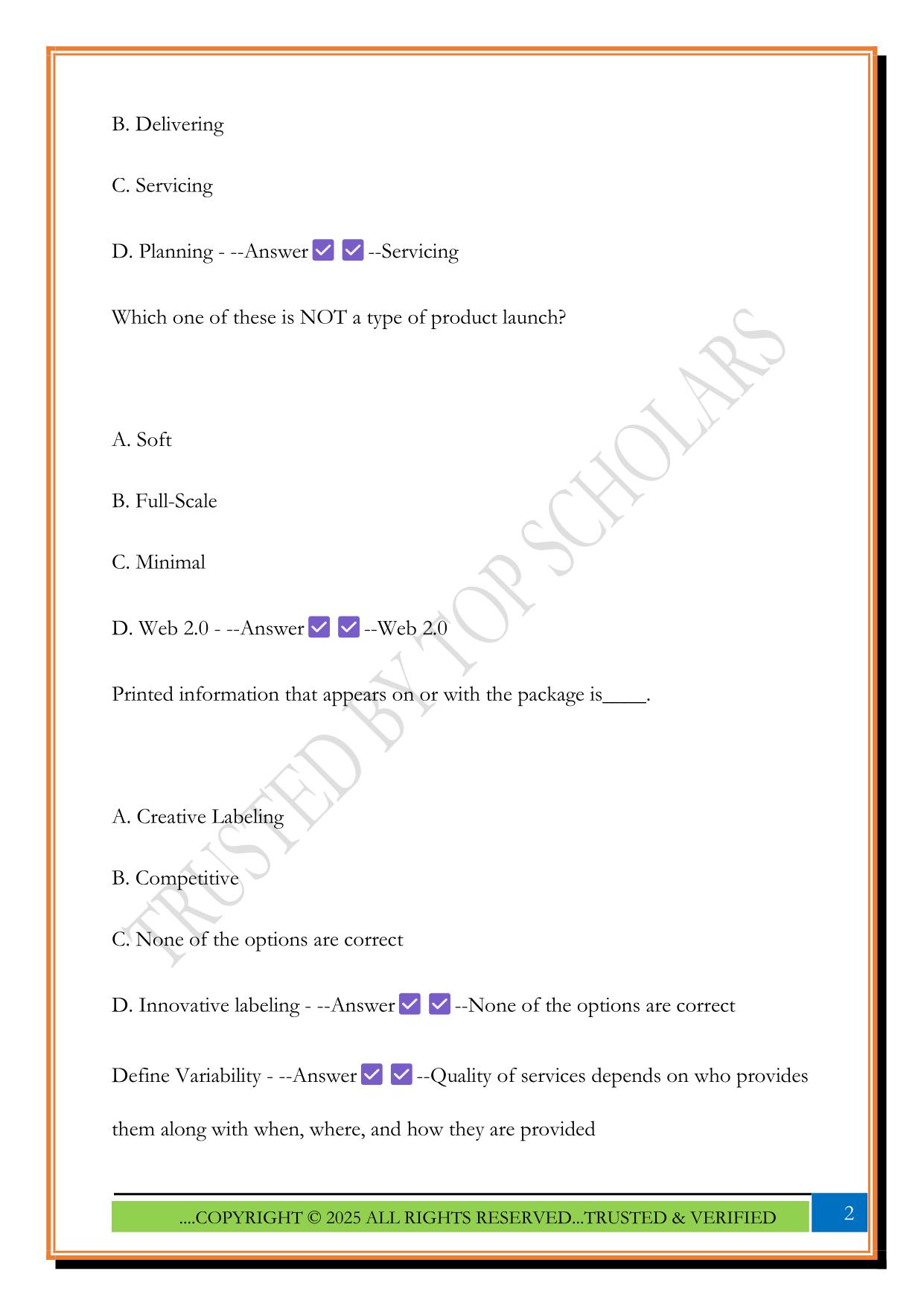 AIPMM Tests 2025 Questions and Answers