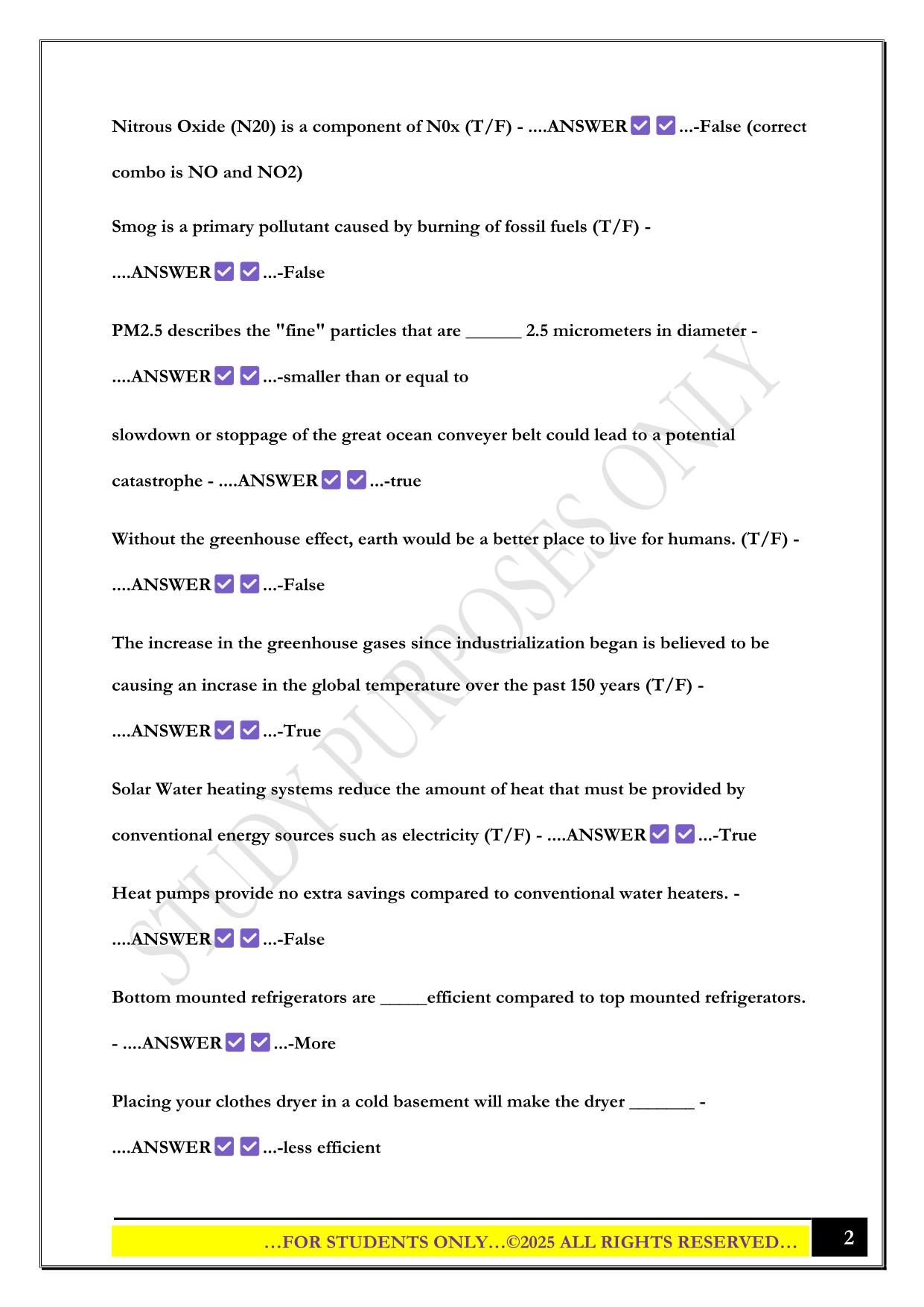 EGEE 102 Exam 2 2025 Questions and Answers