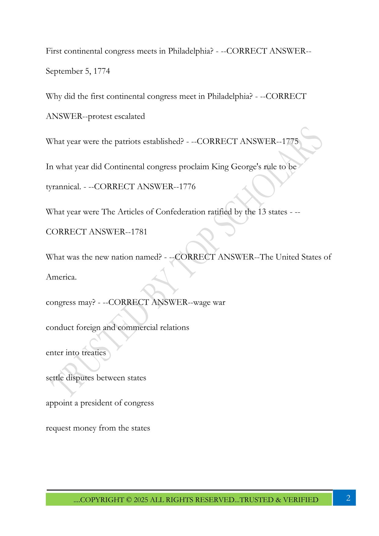 VA LETC Law Week Exam 2025 Questions and Answers