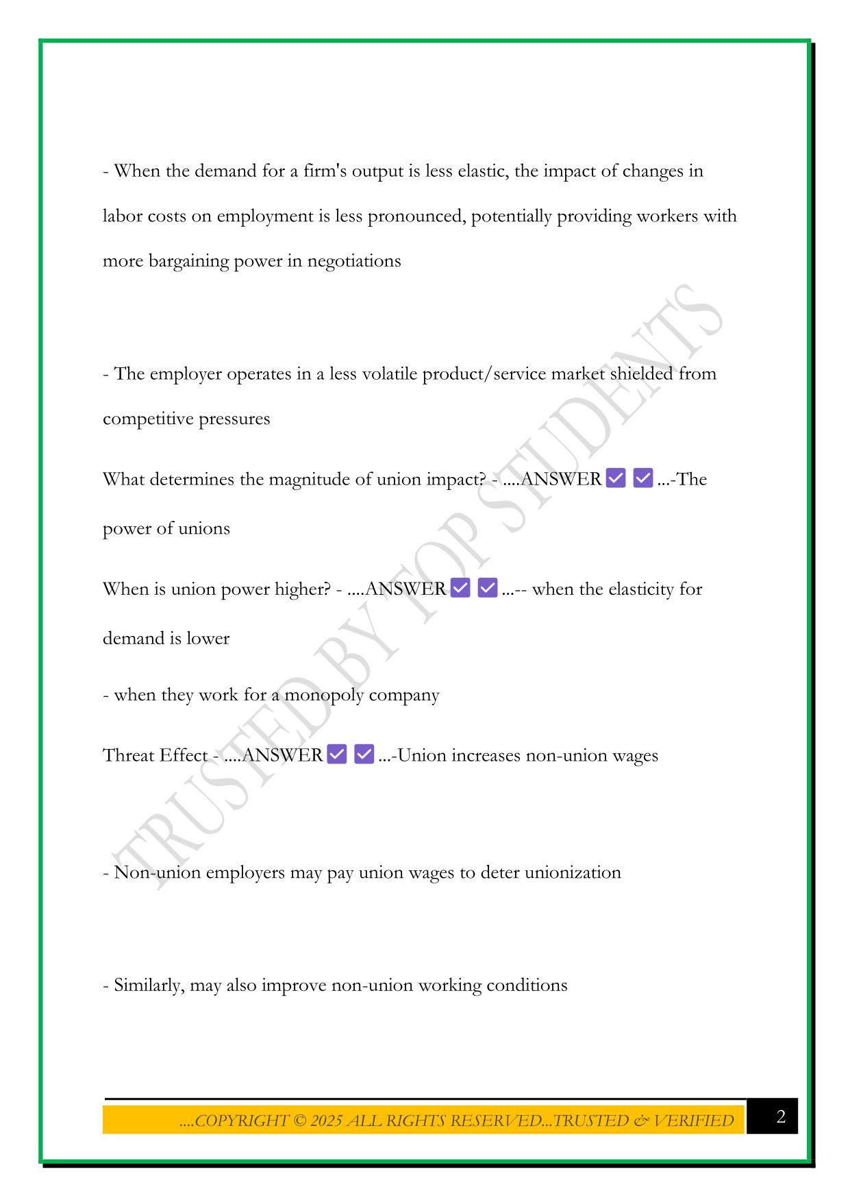 IRE244 - TEST 2 2025 QUESTIONS AND ANSWERS