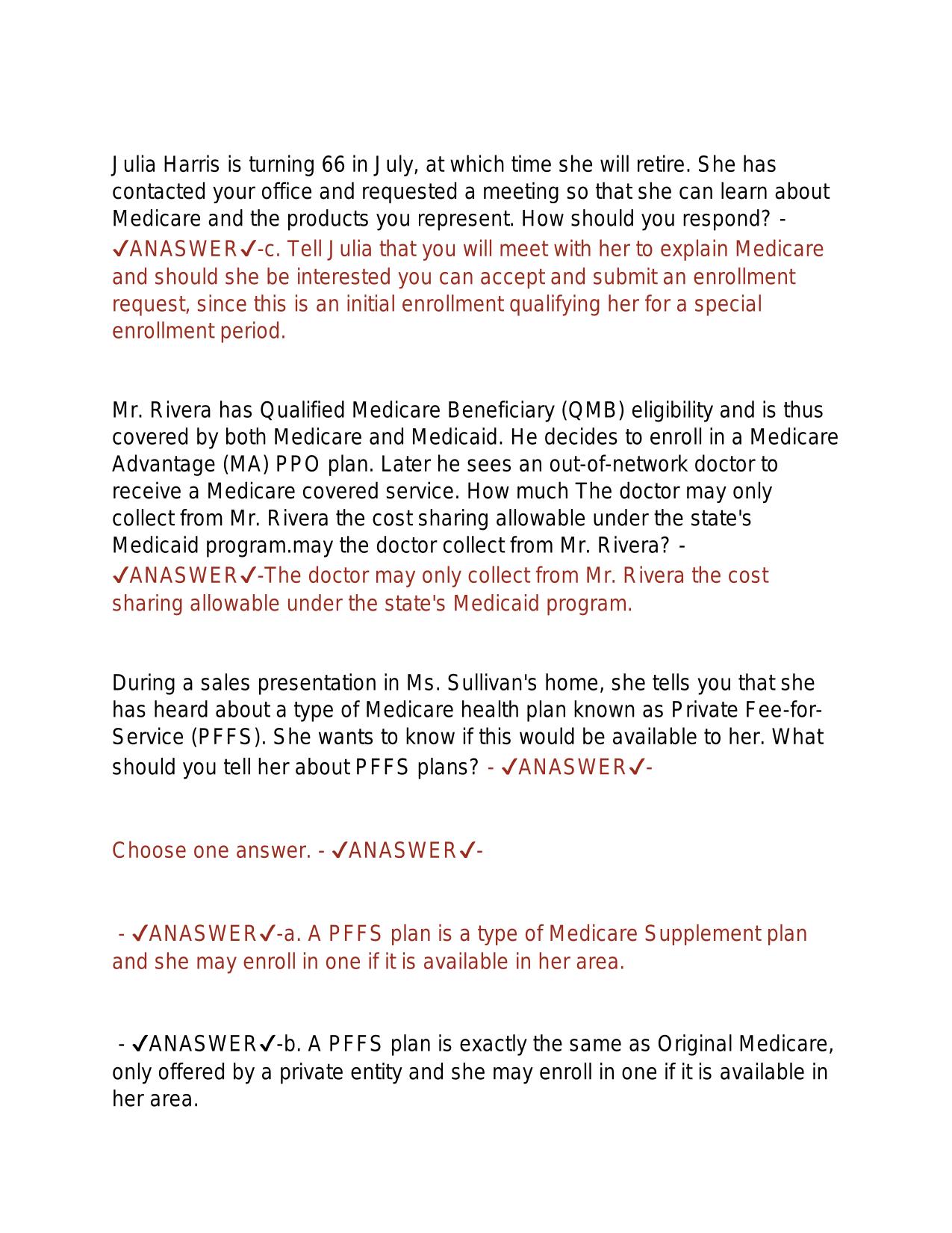 AHIP FINAL EXAM, PRACTICE EXAM AND STUDY GUIDE LATEST 2025/2026 ACTUAL EXAM