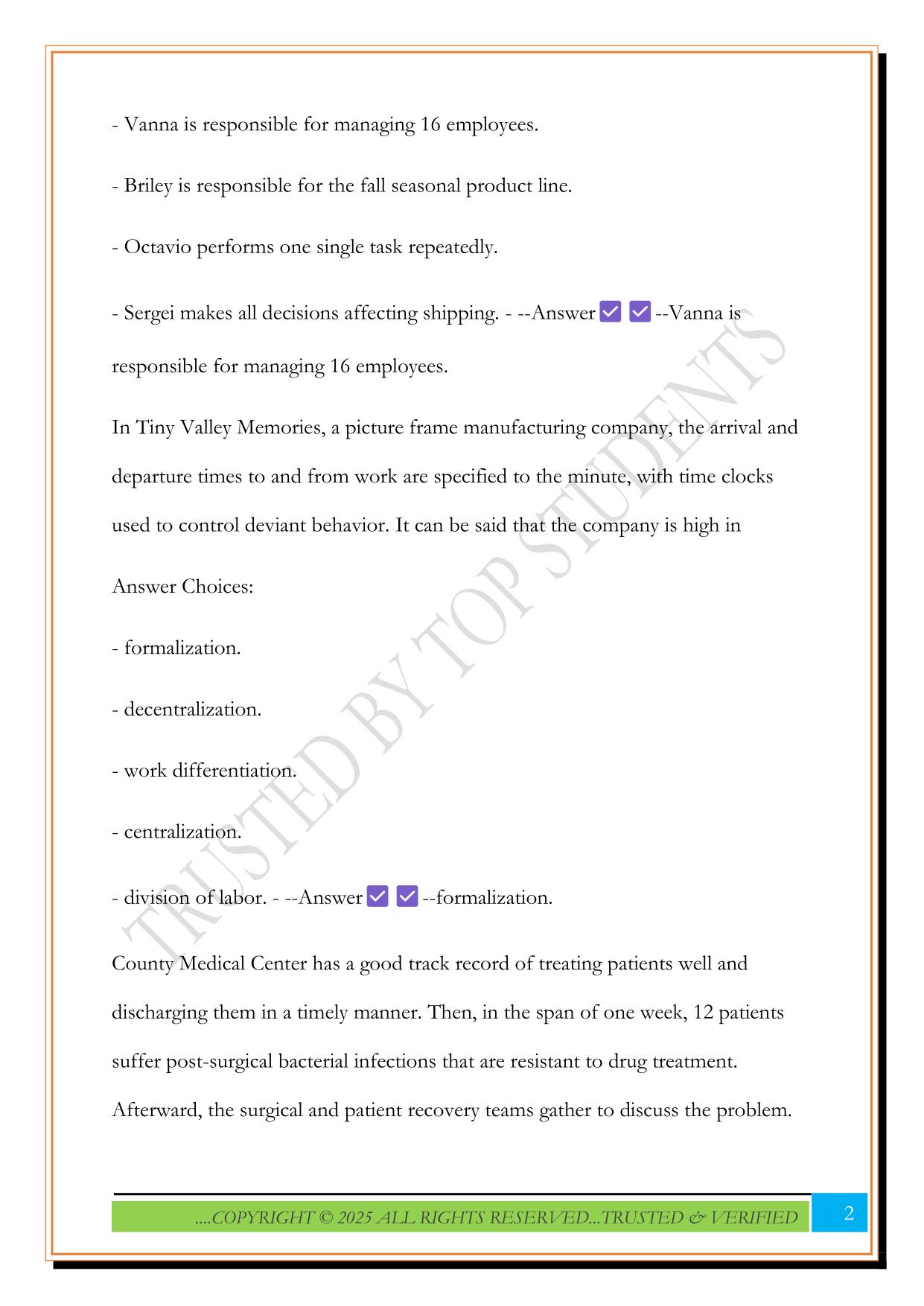 MKTG 311 Exam 2 2025 Questions and Answers