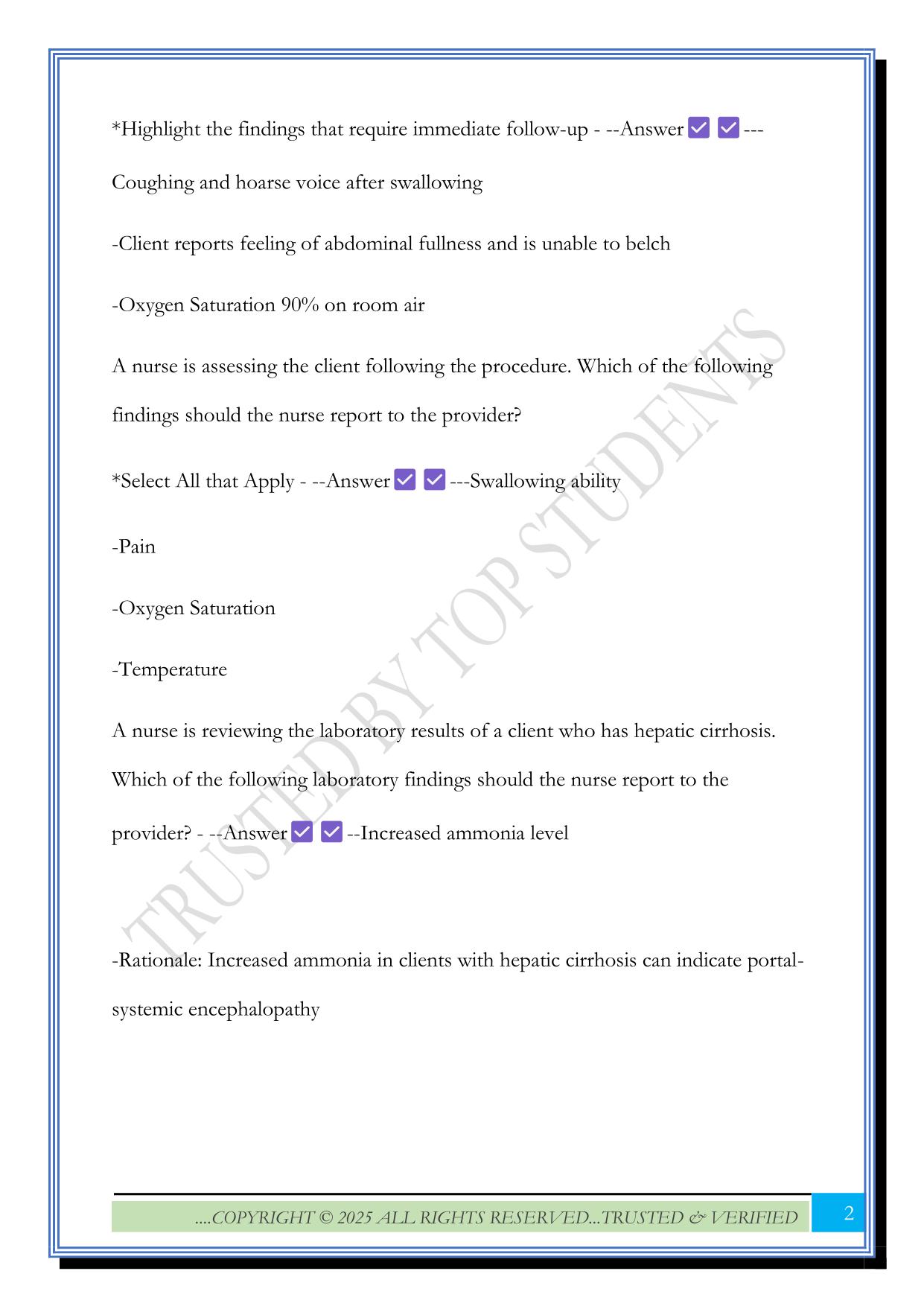 ATI GI Practice 2023 Exam 2025 Questions and Answers