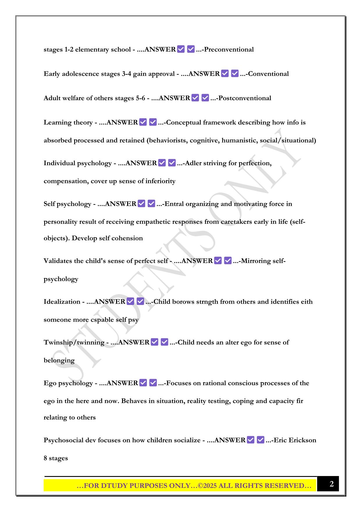 ASWB MSW EXAM 2025 QUESTIONS AND ANSWERS