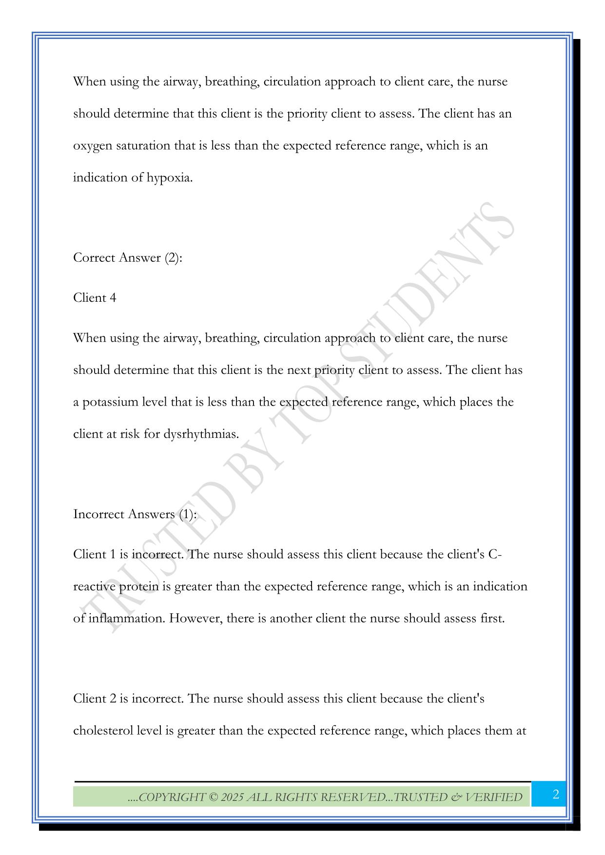 ATI RN Fundamentals Online Practice 2025 B Questions and Answers