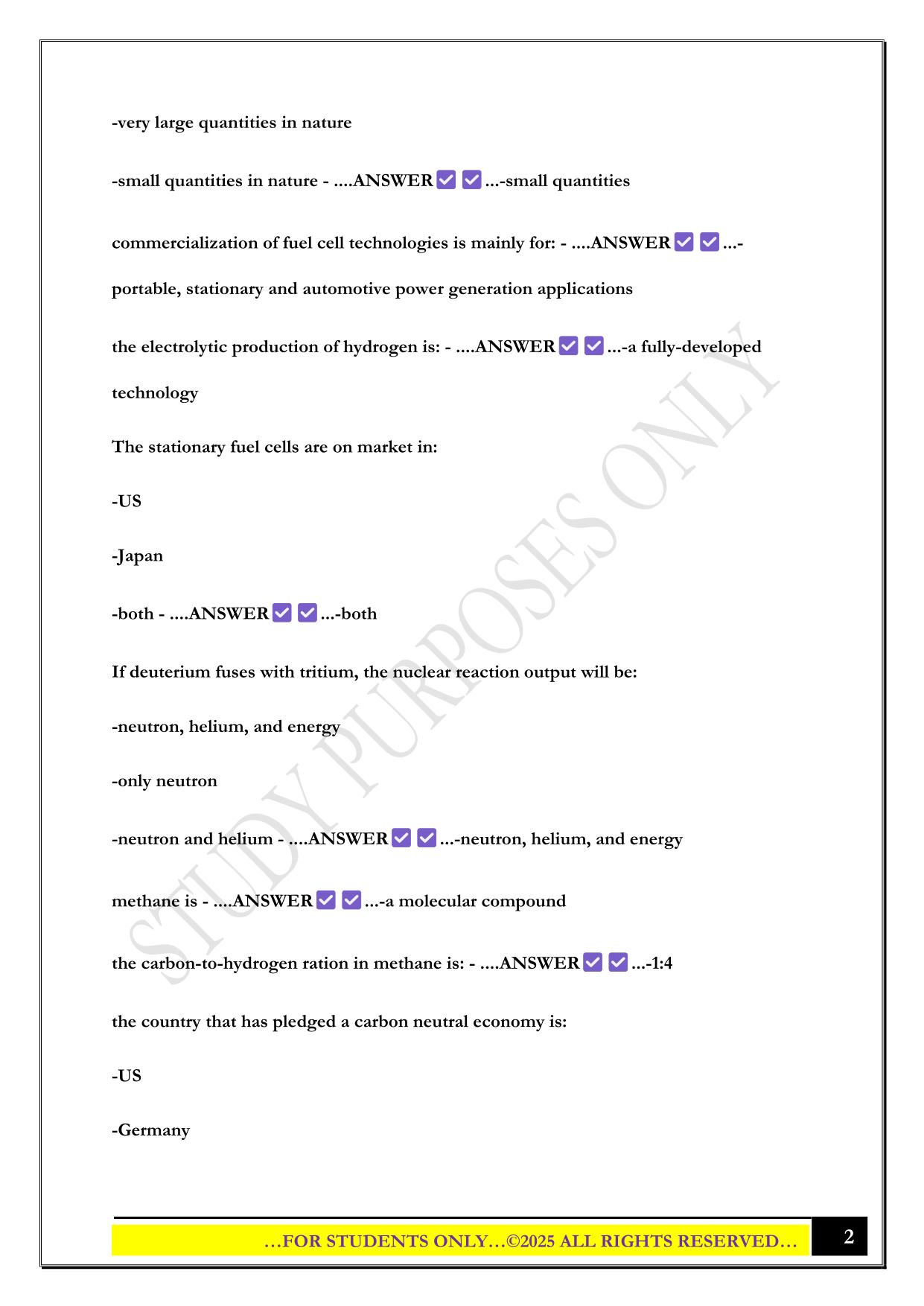 EGEE 420 EXAM 1 2025 QUESTIONS AND ANSWERS