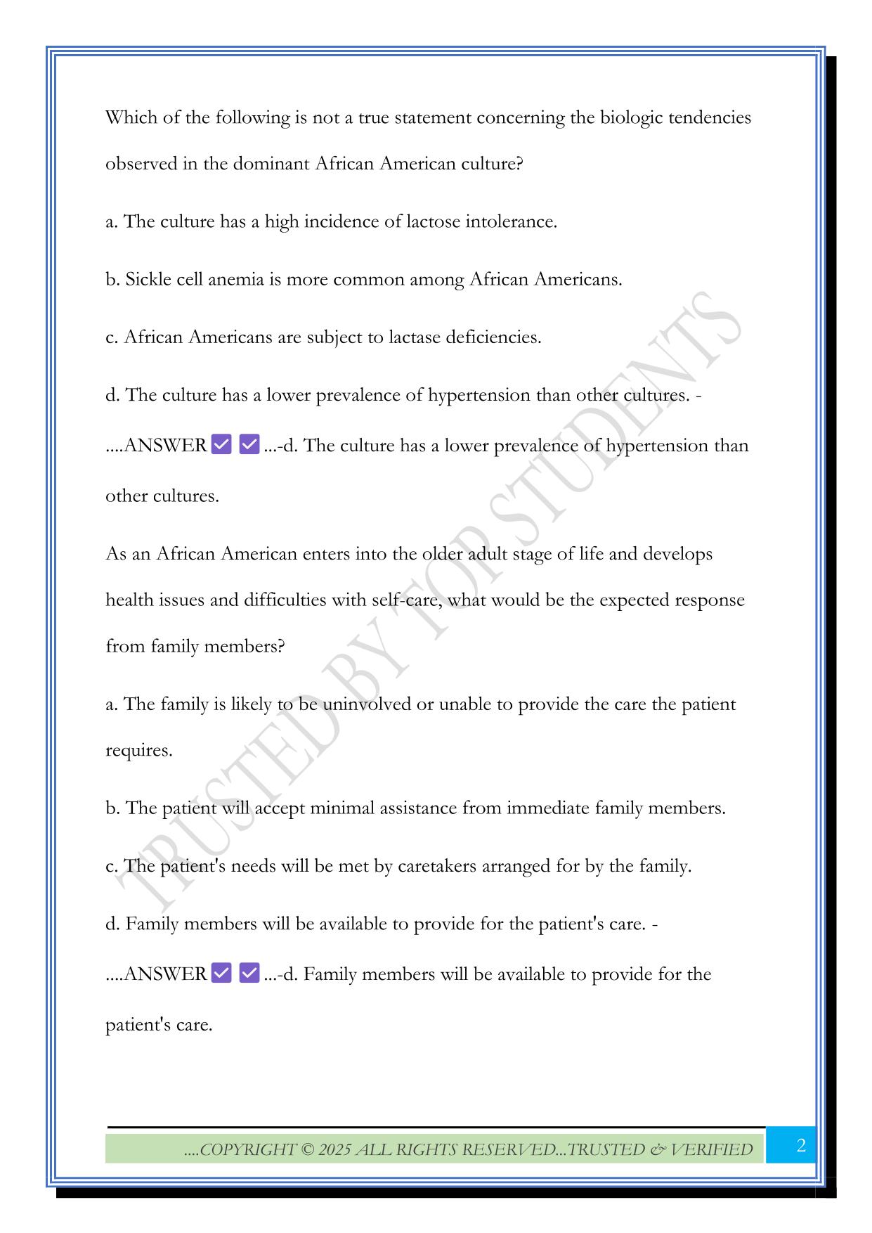 TCN CP Questions 2025 with Correct Answers