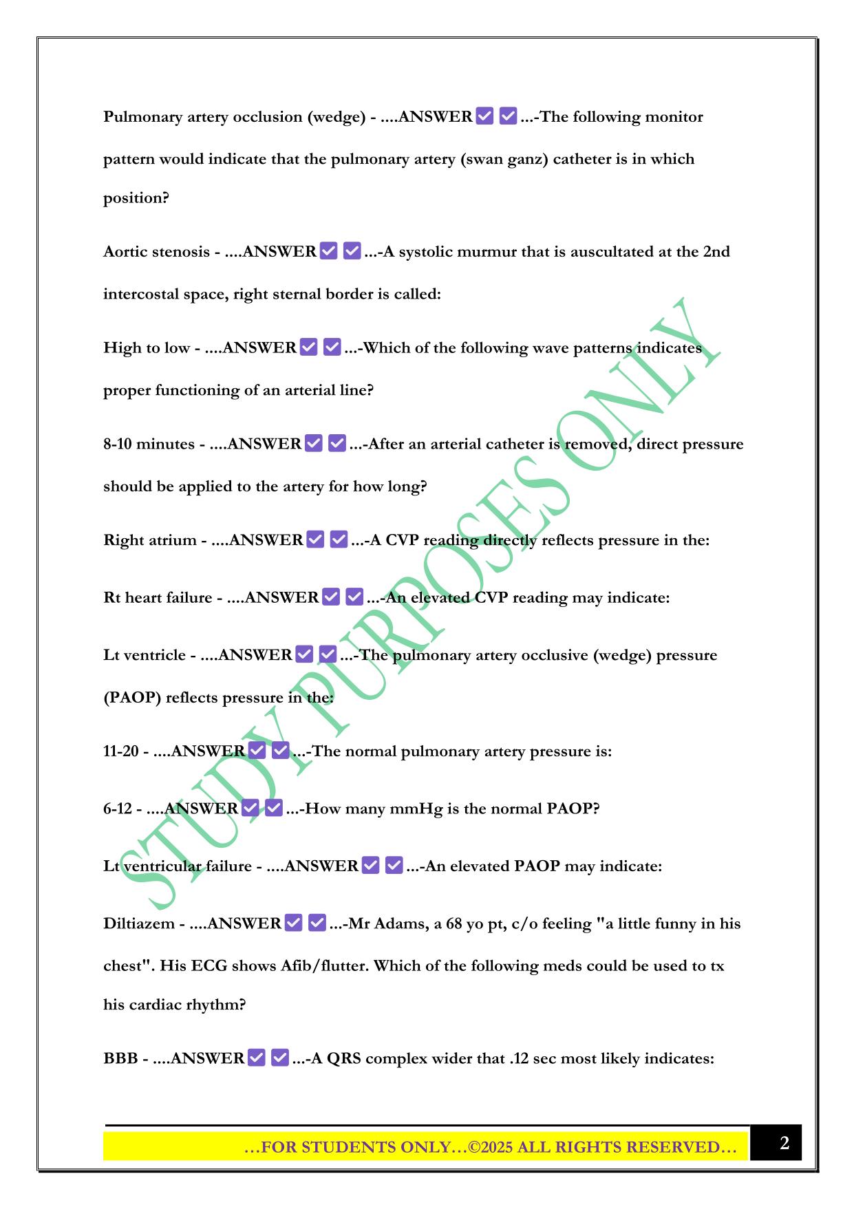 BKAT EXAM 2025 QUESTIONS AND ANSWERS