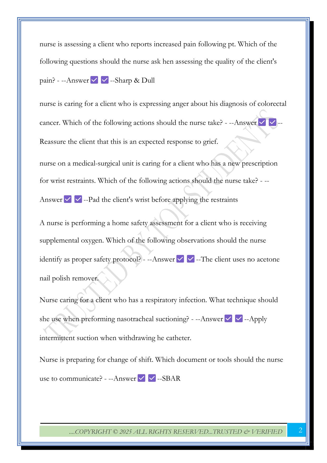 Fundies 2025 A Exam Questions and Answers