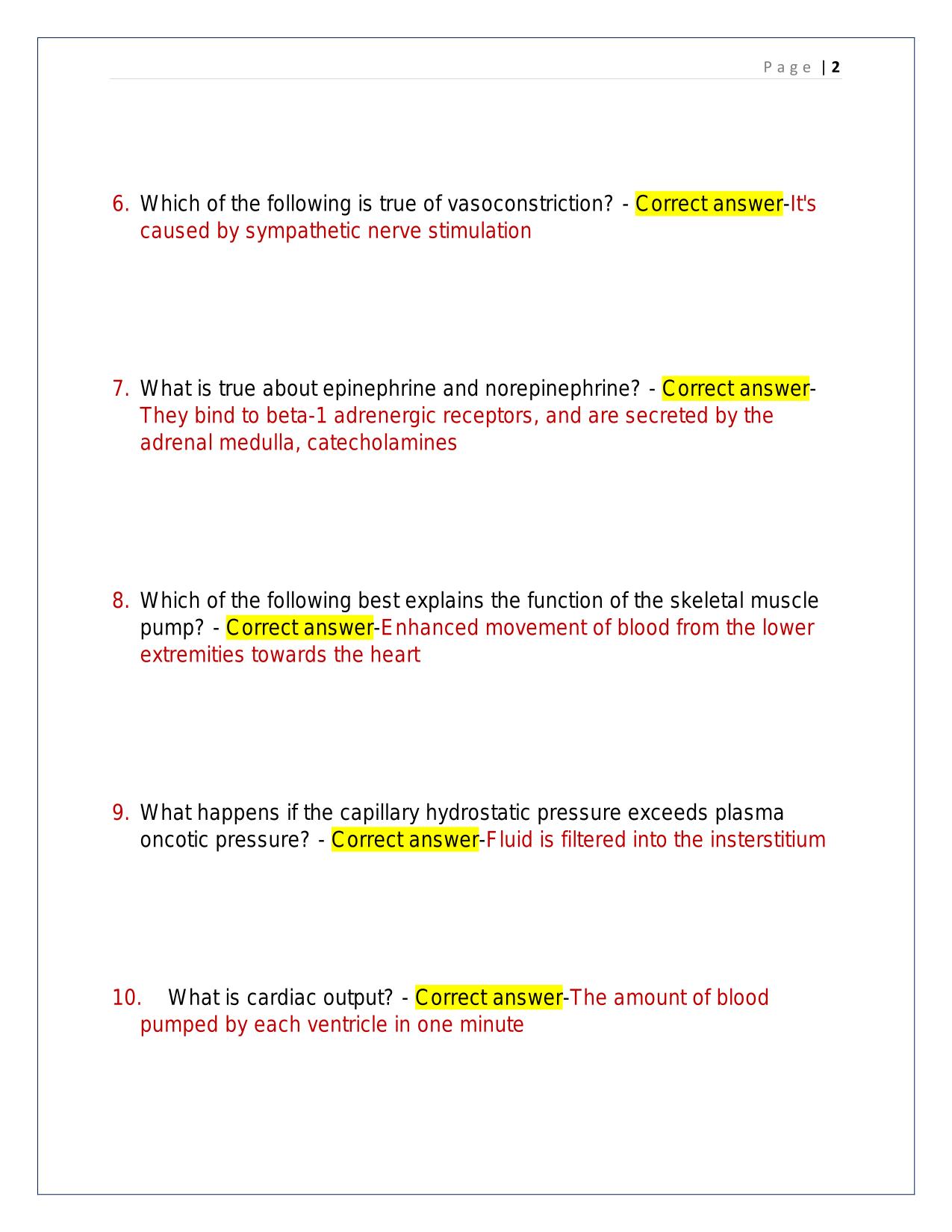 BIO 117 HONDROS EXAM 3| BIO 117 HONDROS EXAM 3 2025 QUESTIONS AND ANSWERS.