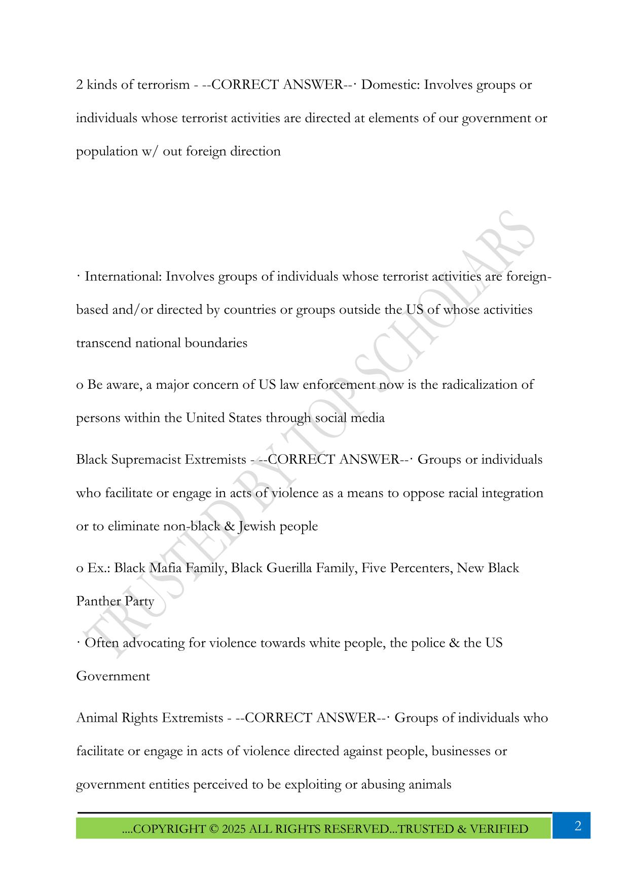 VA LETC Week 5 and 6 Exam 2025 Questions and Answers