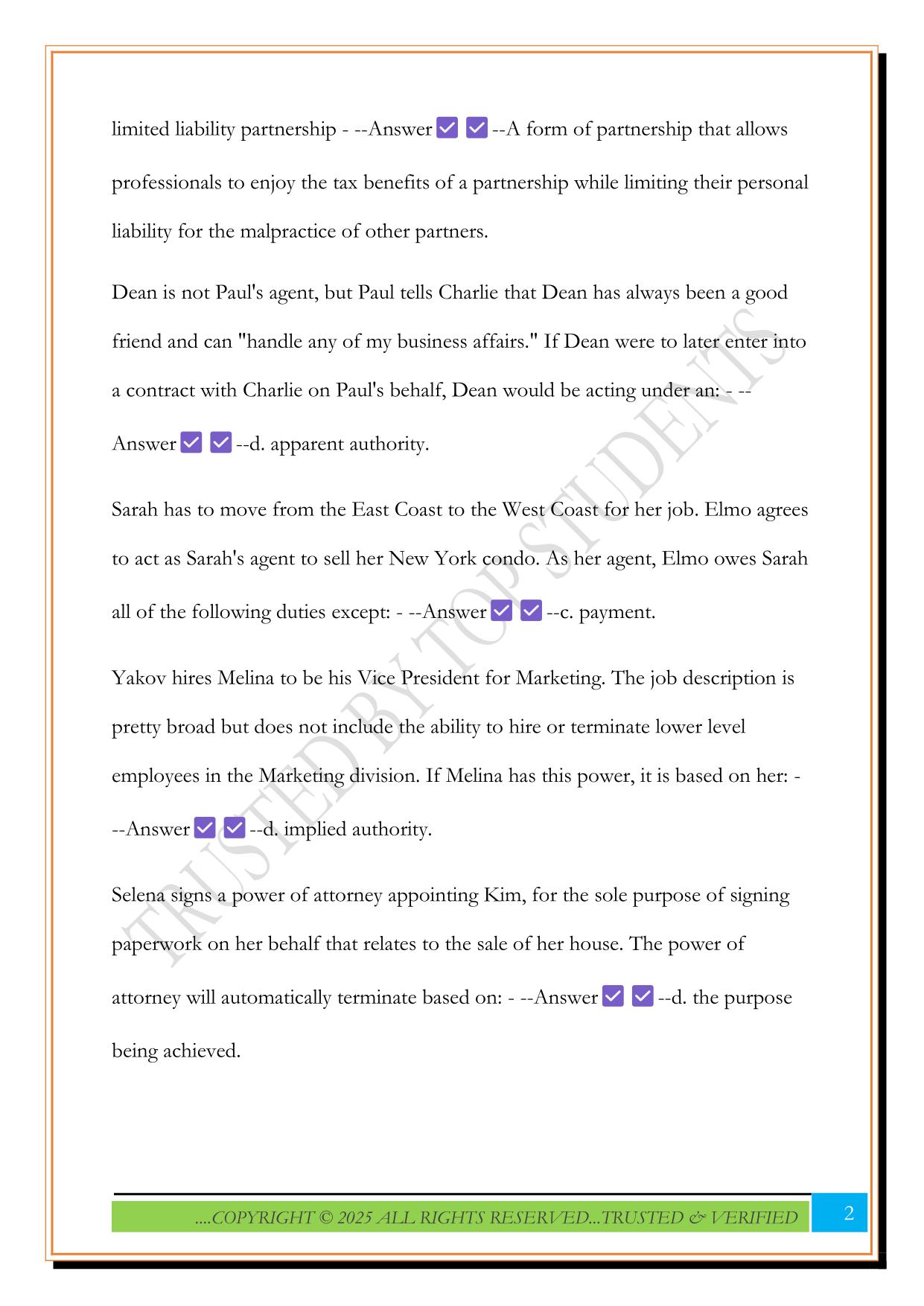Mgmt 311 Exam 4 2025 Questions and Answers