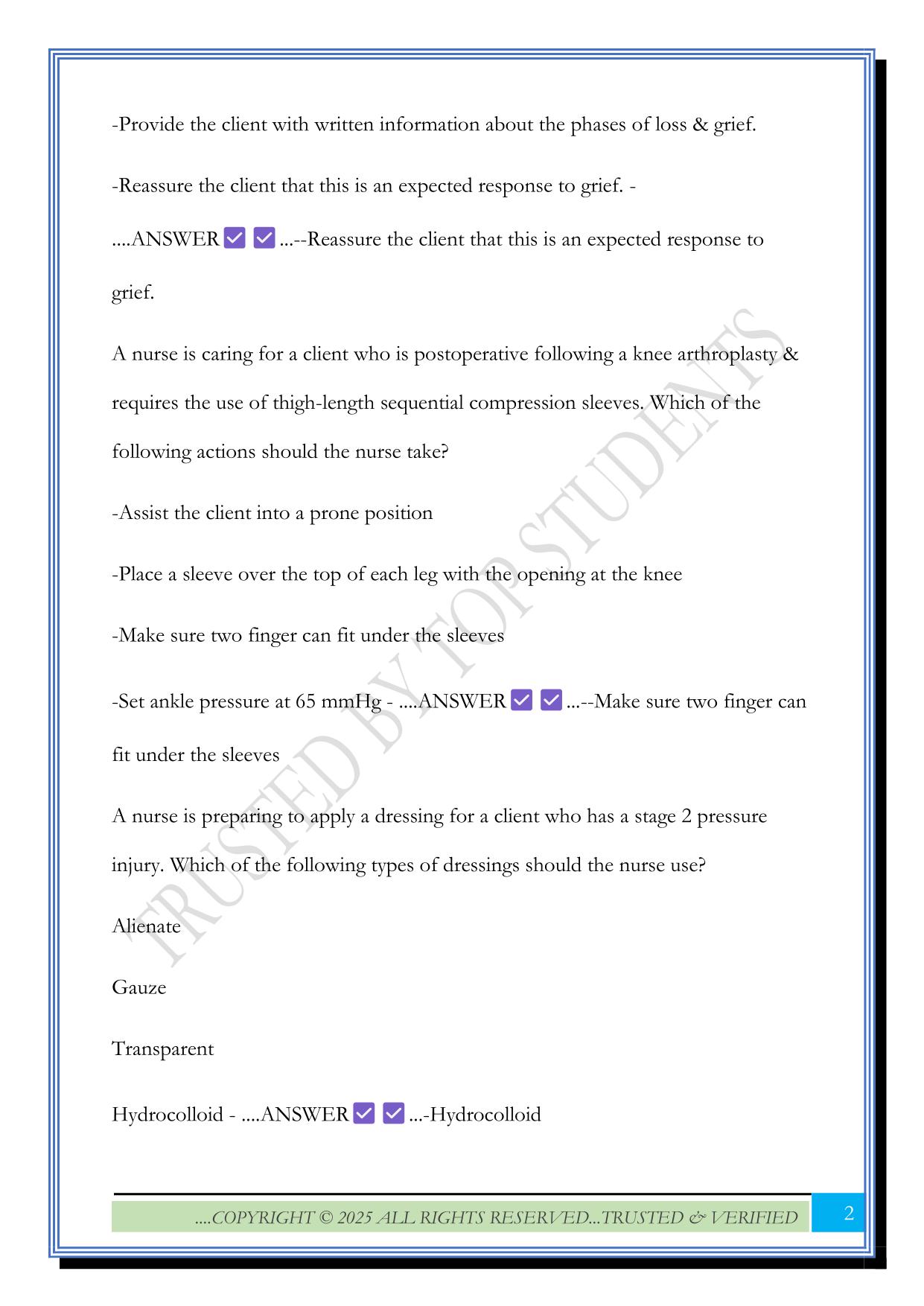 ATI RN Fundamentals Online Practice 2025 A with NGN Exam Questions and Answers