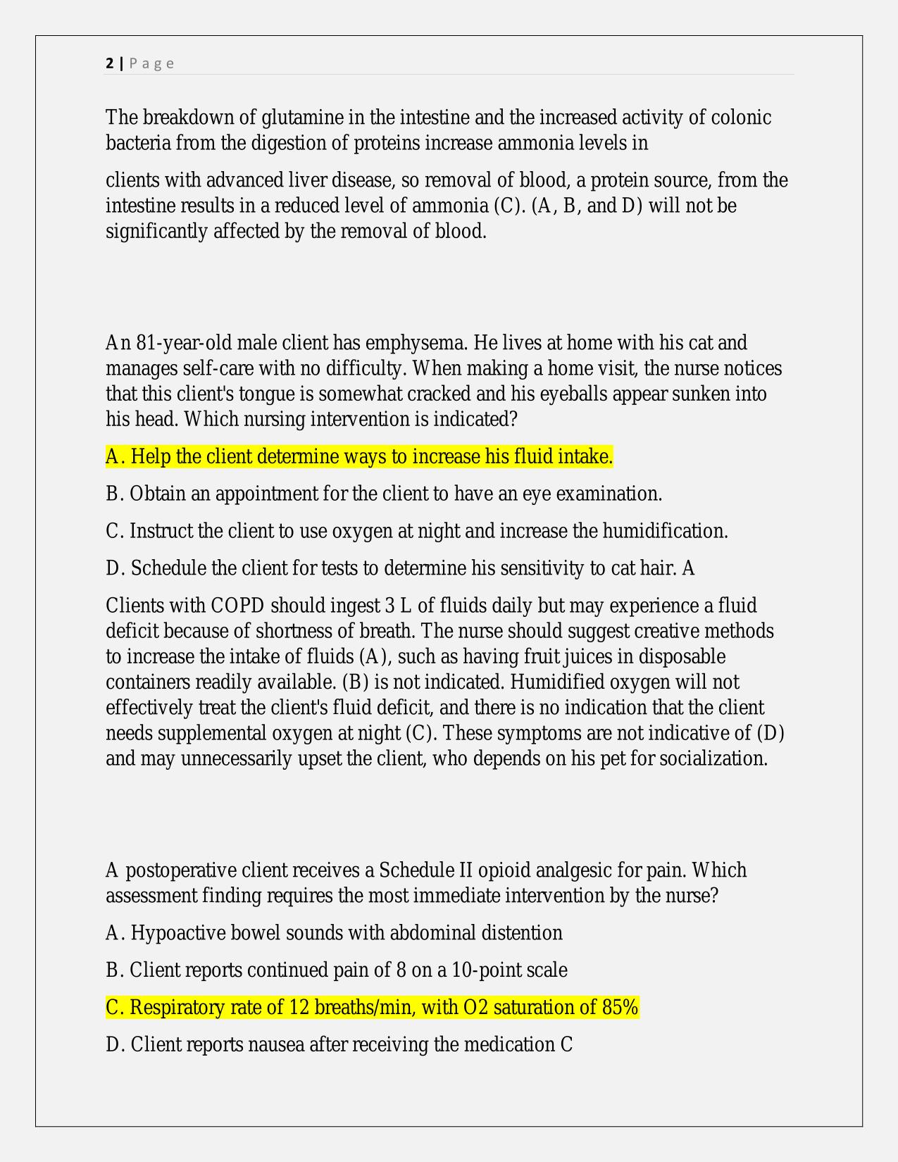 EVOLVE ELSEVIER HESI MED SURG PRACTICE EXAM|| ACCURATE AND FREQUENTLY TESTED QUESTIONS AND 100% CORRECT ANSWERS WITH RATIONALES|| LATEST AND COMPLETE UPDATE WITH EXPERT VERIFIED SOLUTIONS|| SURE PASS!!