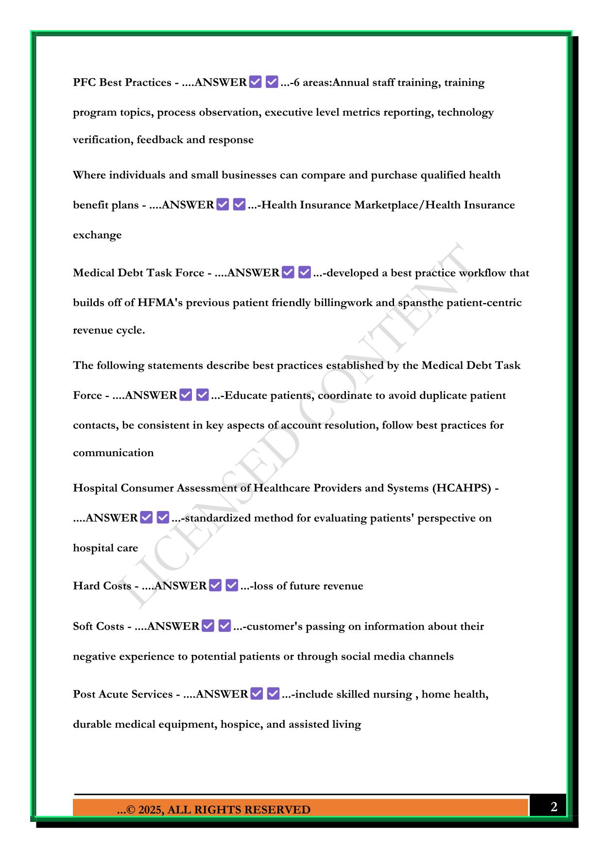 CRCR CERTIFICATION EXAM 2025 QUESTIONS AND ANSWERS