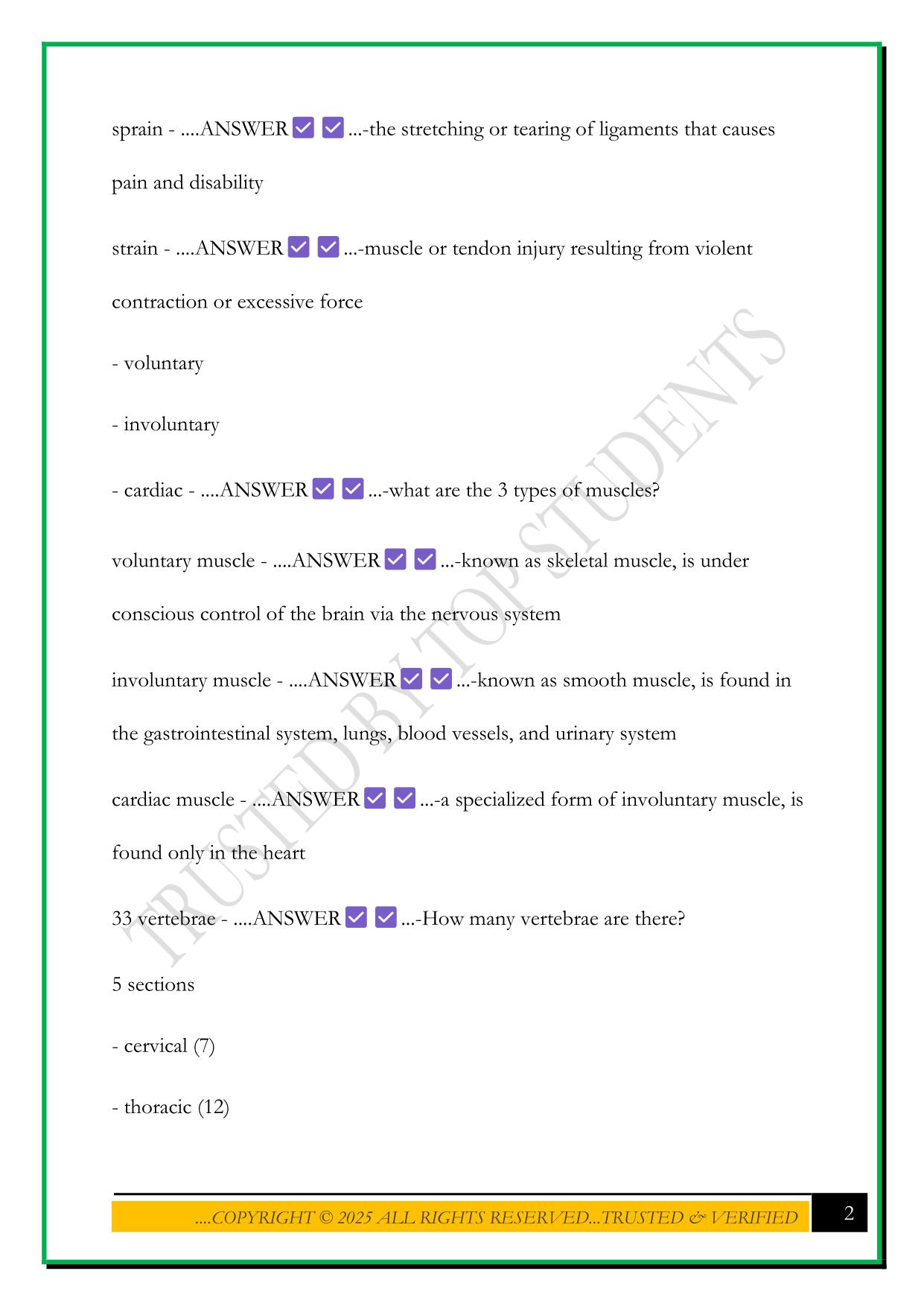 HCB TEST 7 2025 QUESTIONS AND ANSWERS