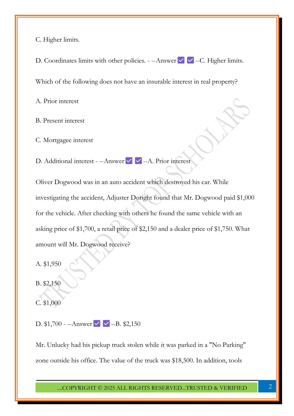 West Virginia Adjuster Laws & Regulations – FINAL Exam 2025 Questions and Answers