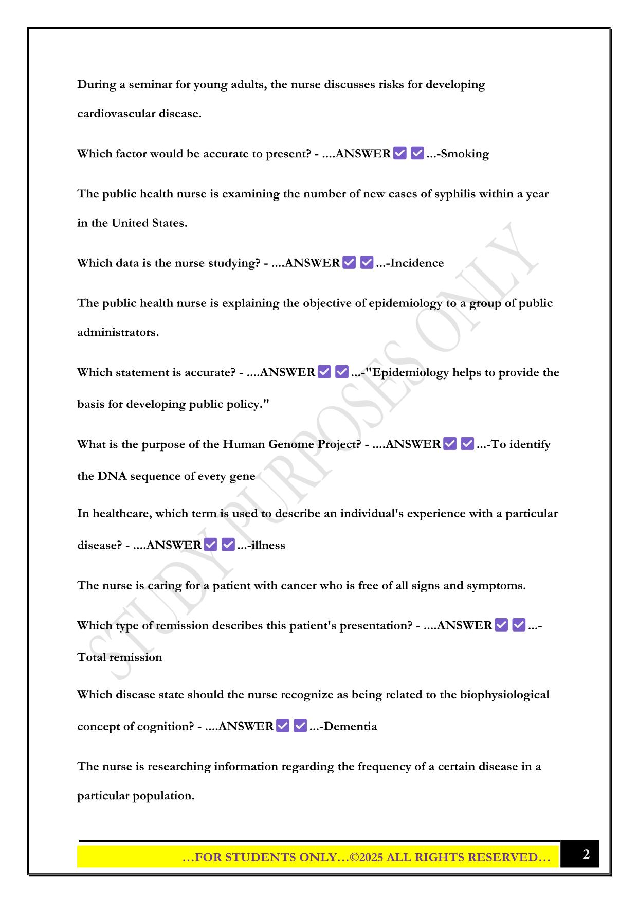 BIO-322 Topic 1 Amplifires Exam 2025 Questions and Answers
